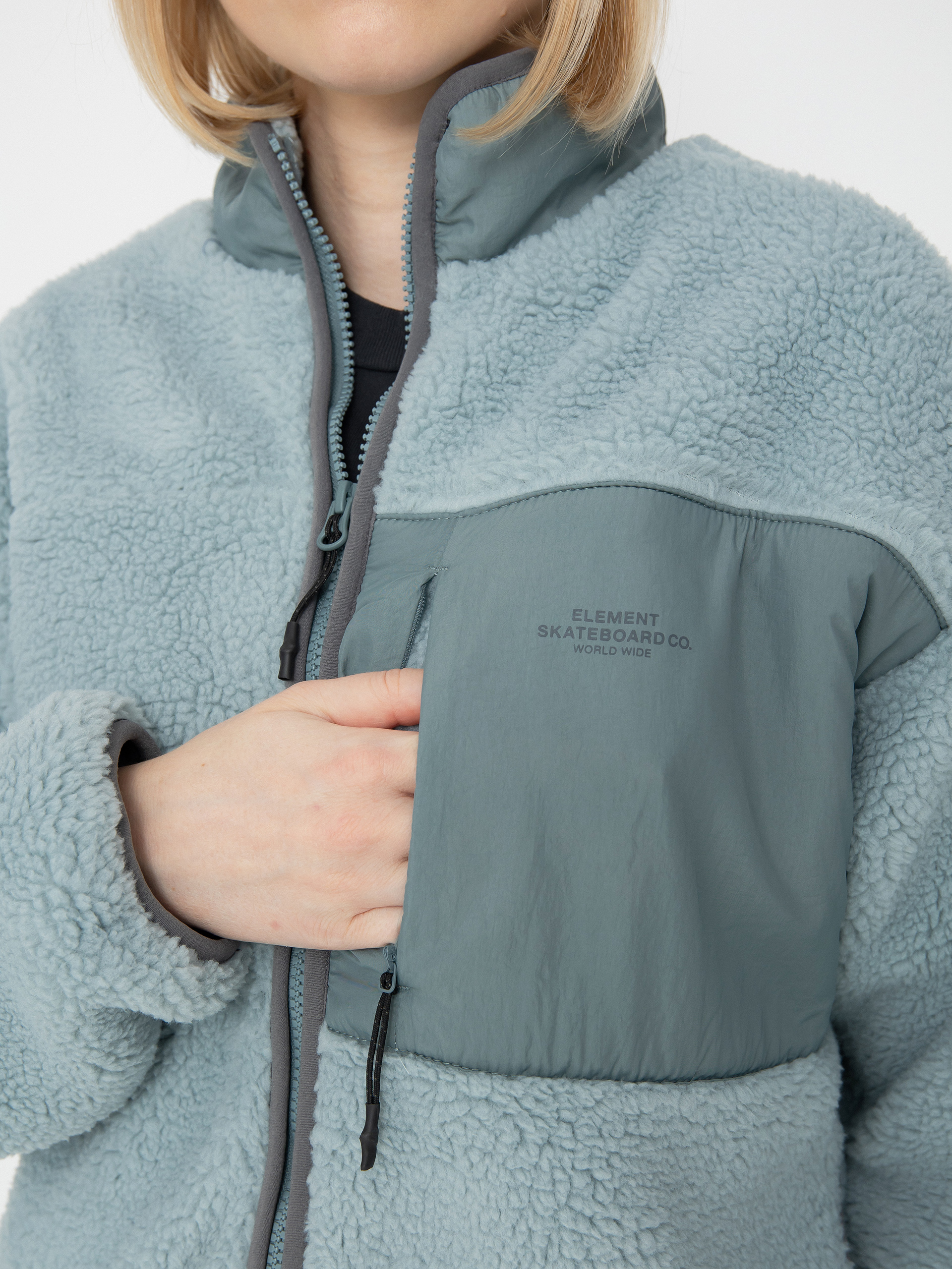 Element Jacket Oak Sherpa Wmn (ice flow)