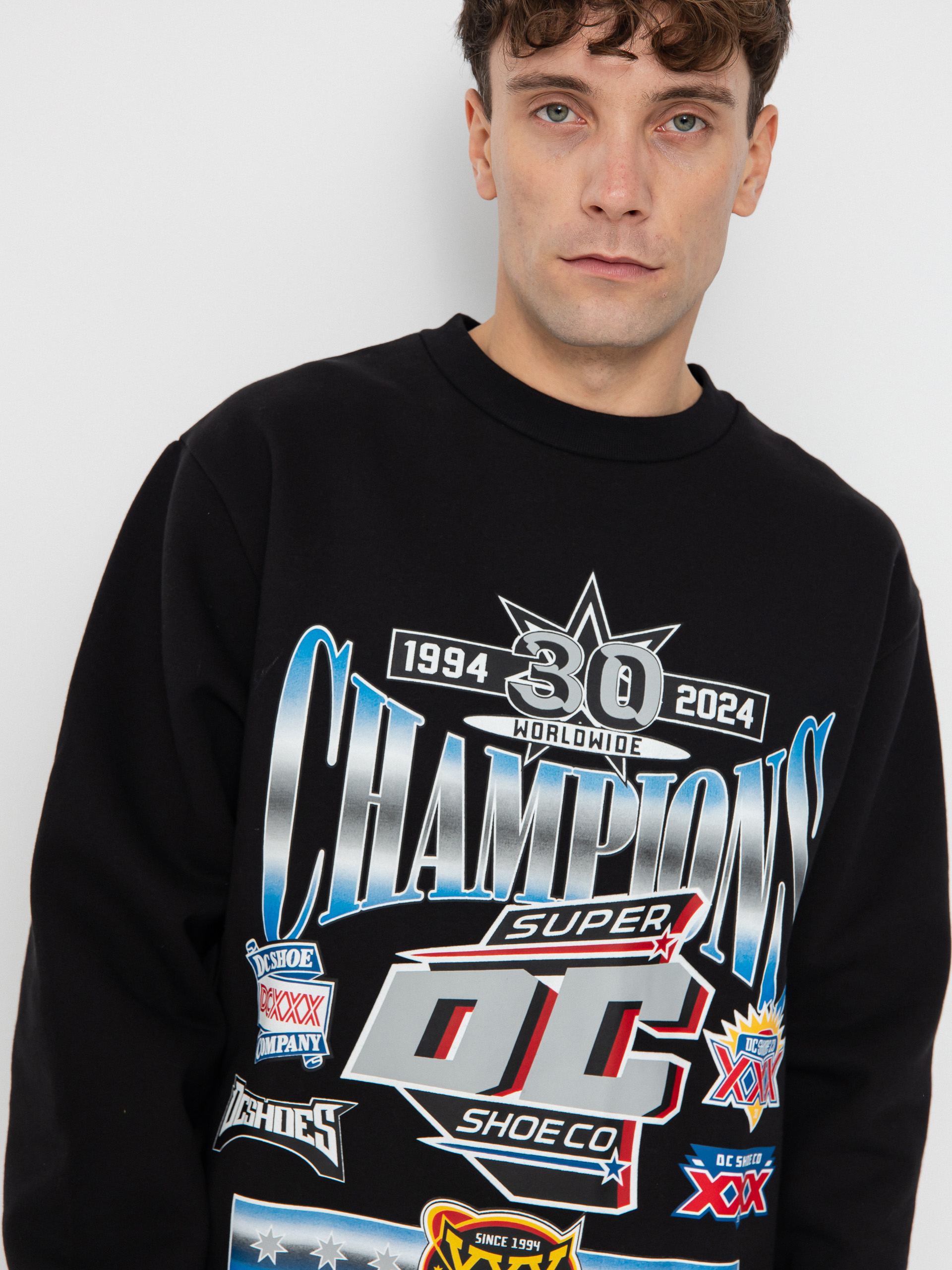DC Sweatshirt Old Champs Crew (black)