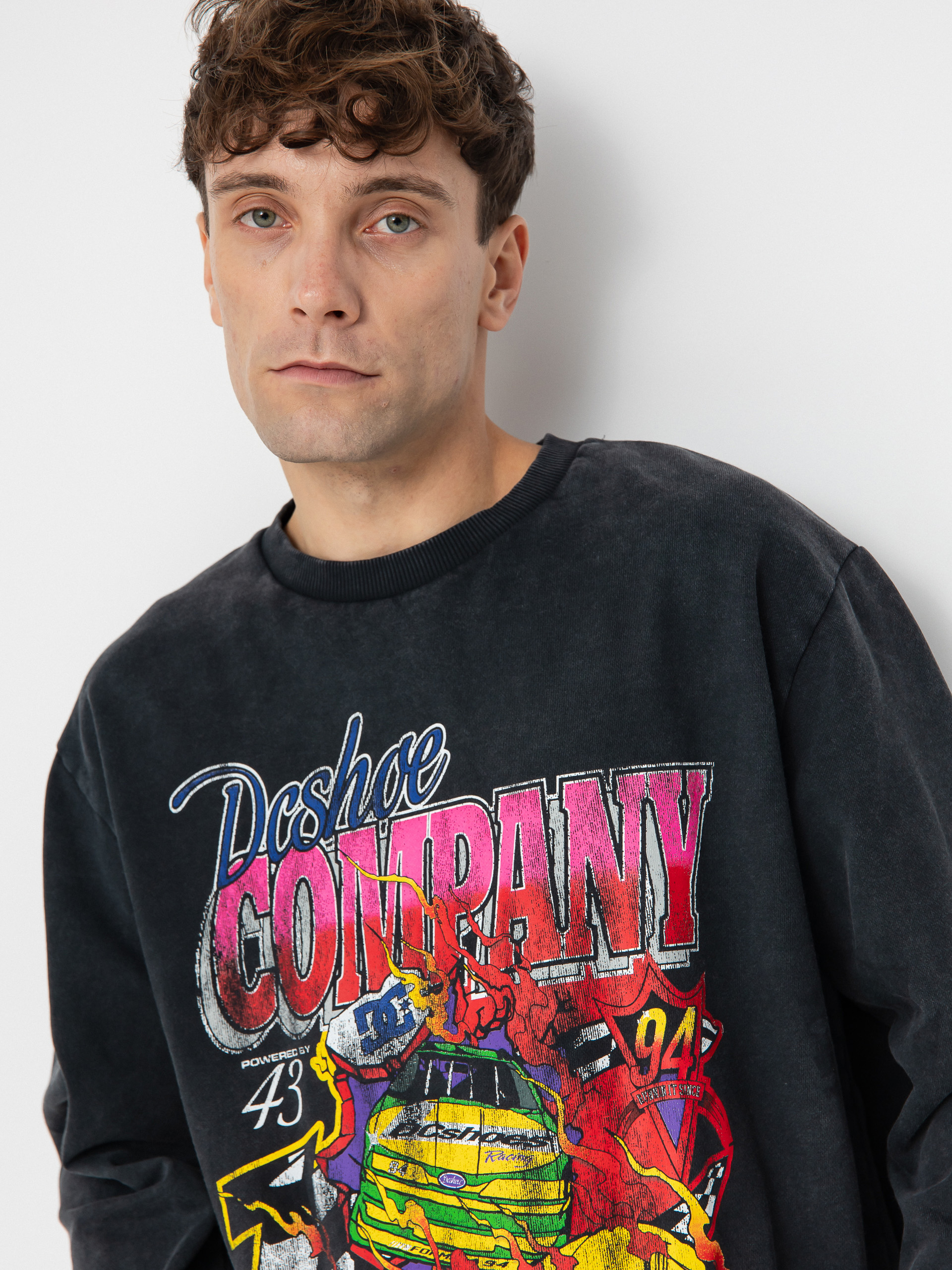 DC Sweatshirt Throwback 94 - black (black acid)