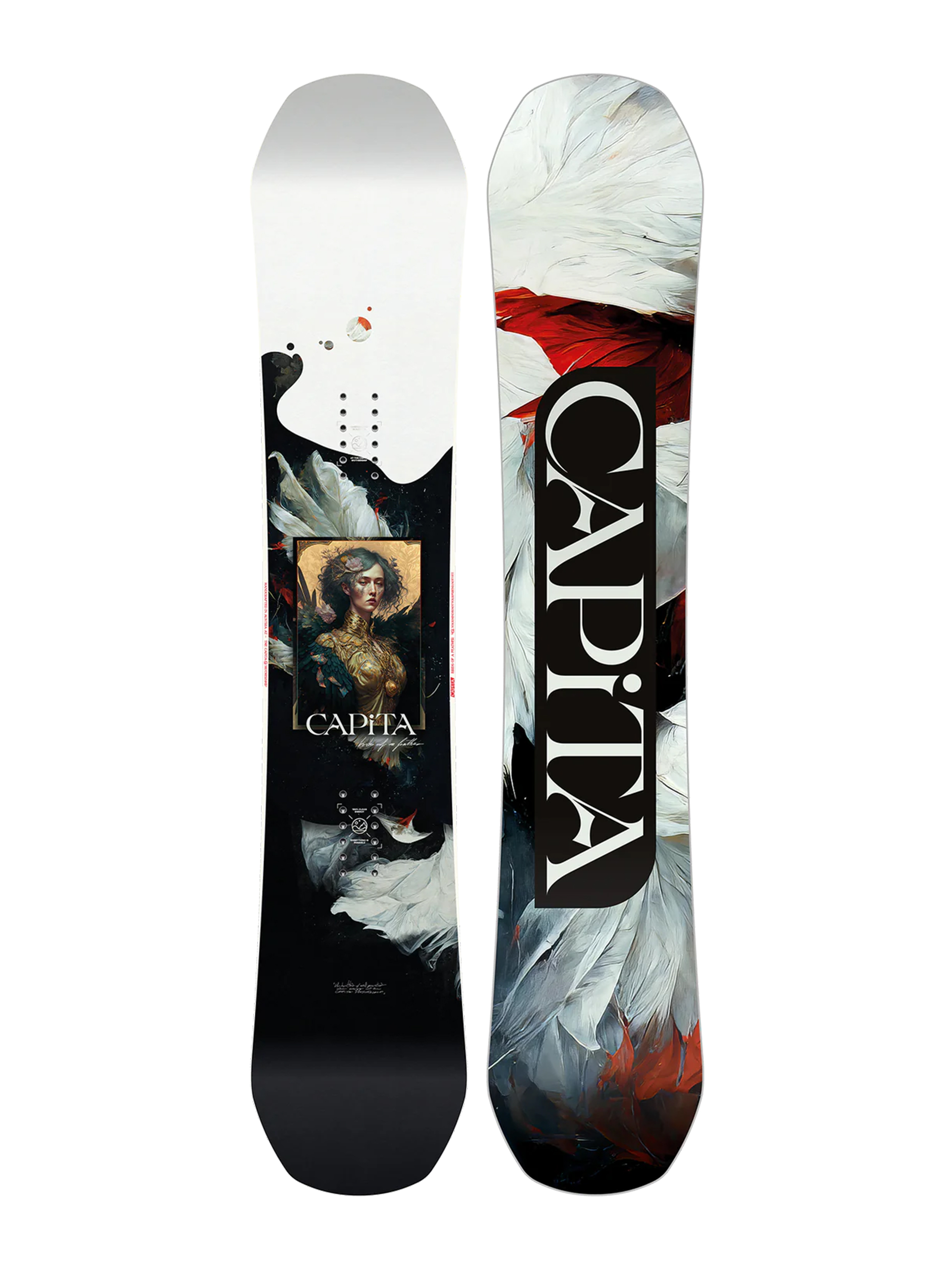 Capita Snowboard Birds Of A Feather Wmn - white, black, multicolor