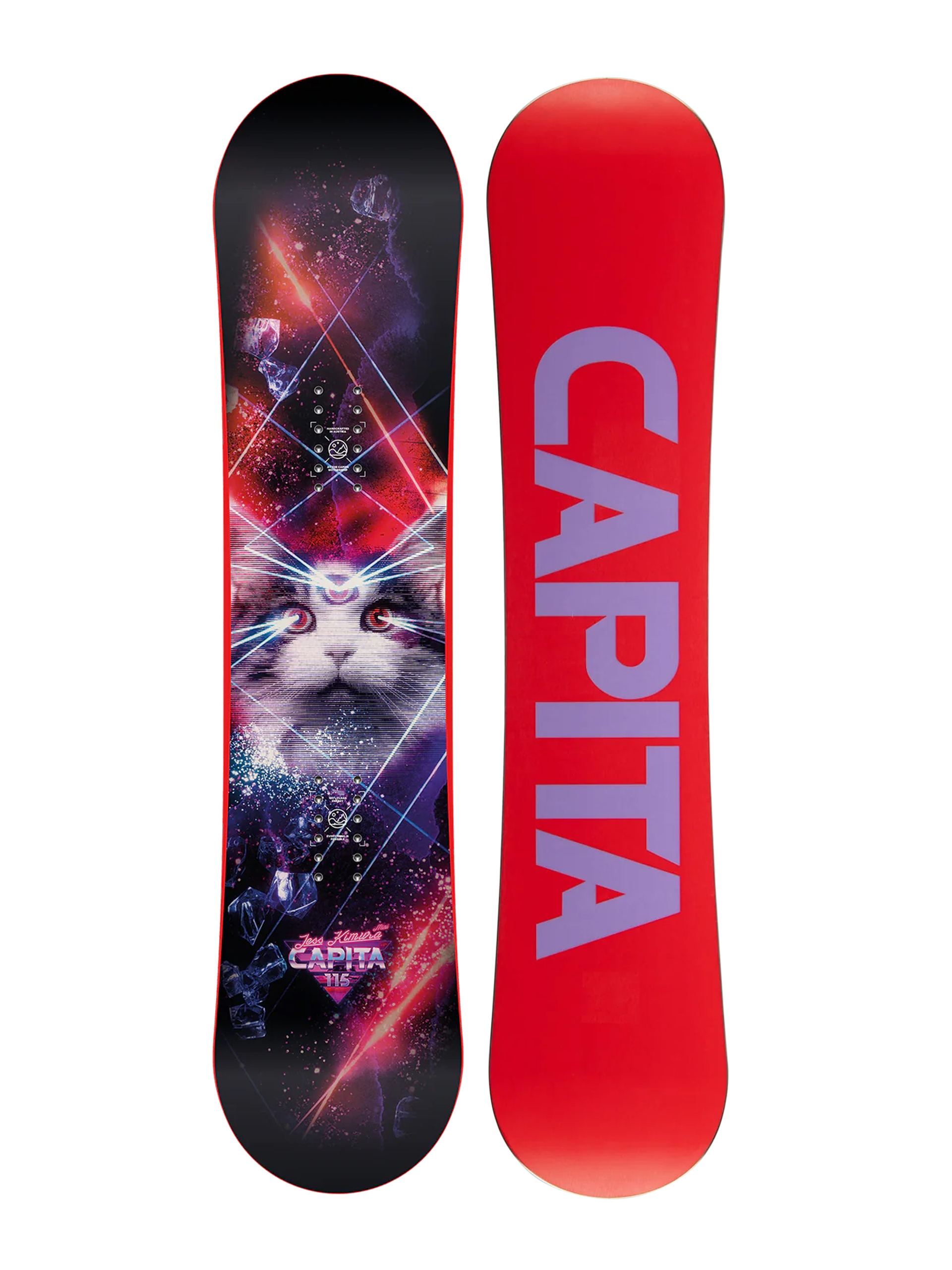 Capita Snowboard Jess Kimura Mini JR red, black, violet