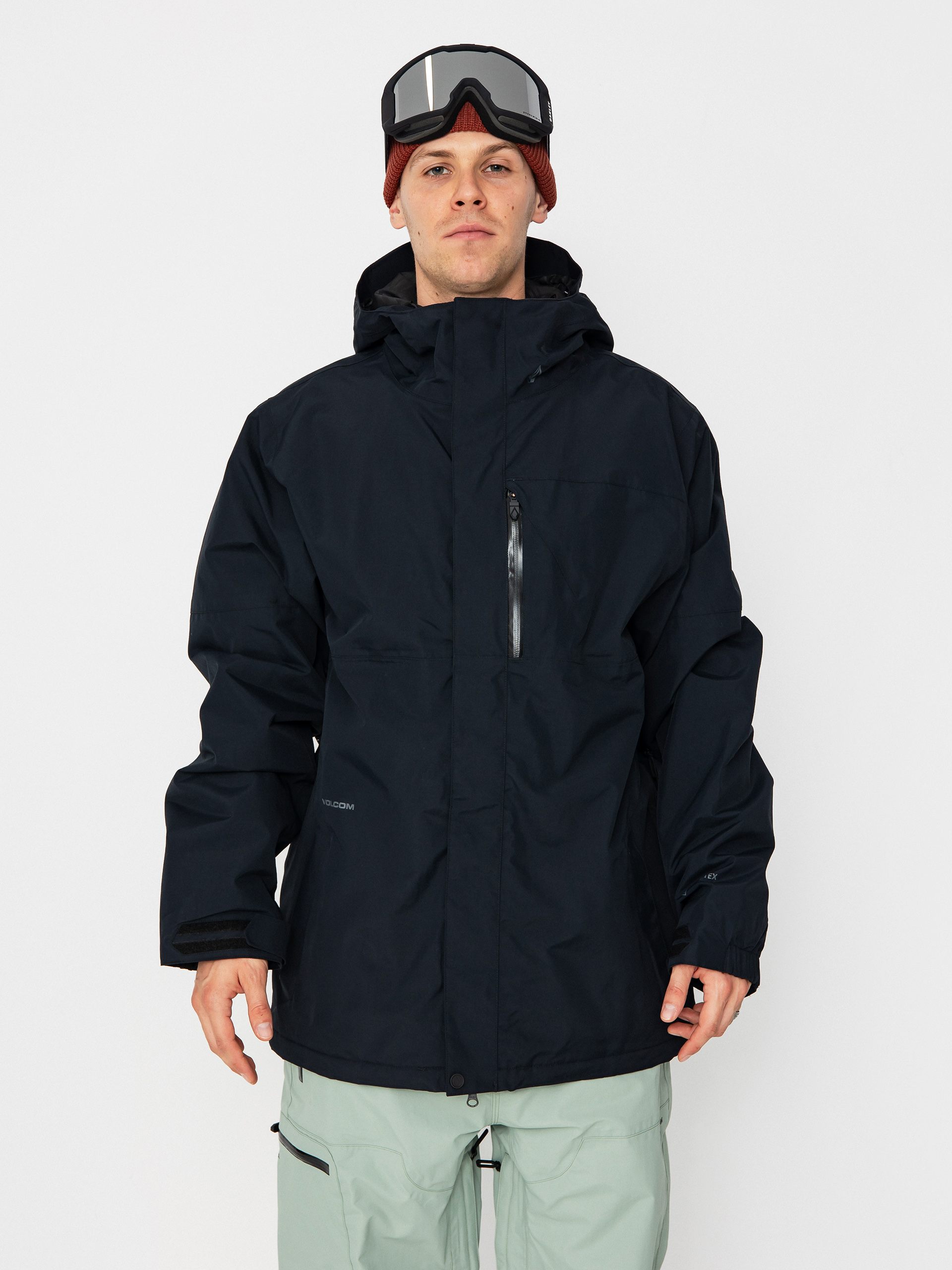 Volcom Snowboard jacket L Ins Gore Tex black (black)