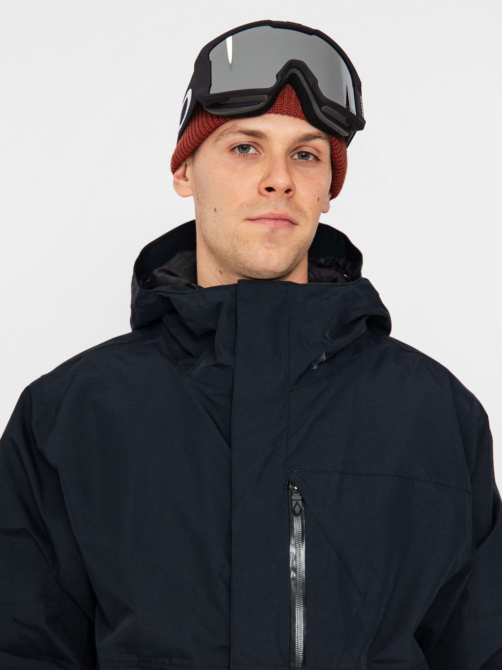 Volcom Snowboard jacket L Ins Gore Tex - black (black)