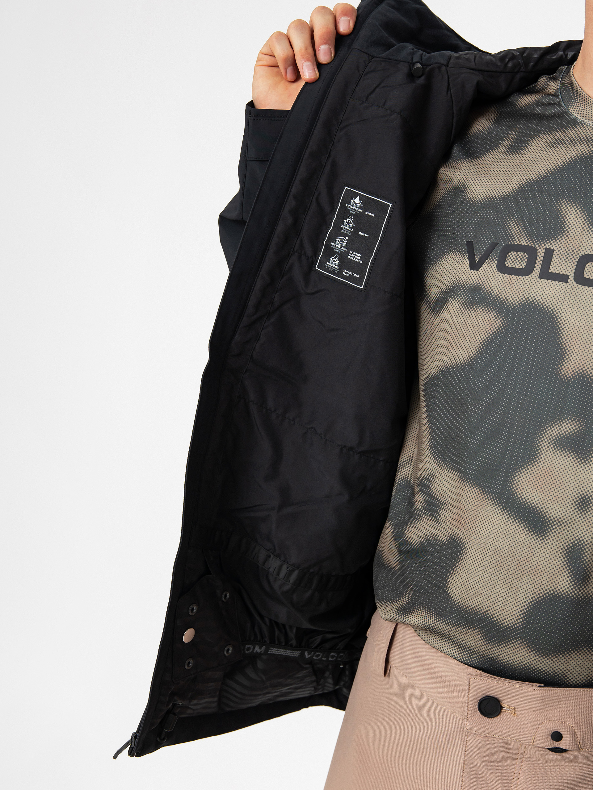 Herren Volcom Snowboard Jacke 2836 Ins (black)