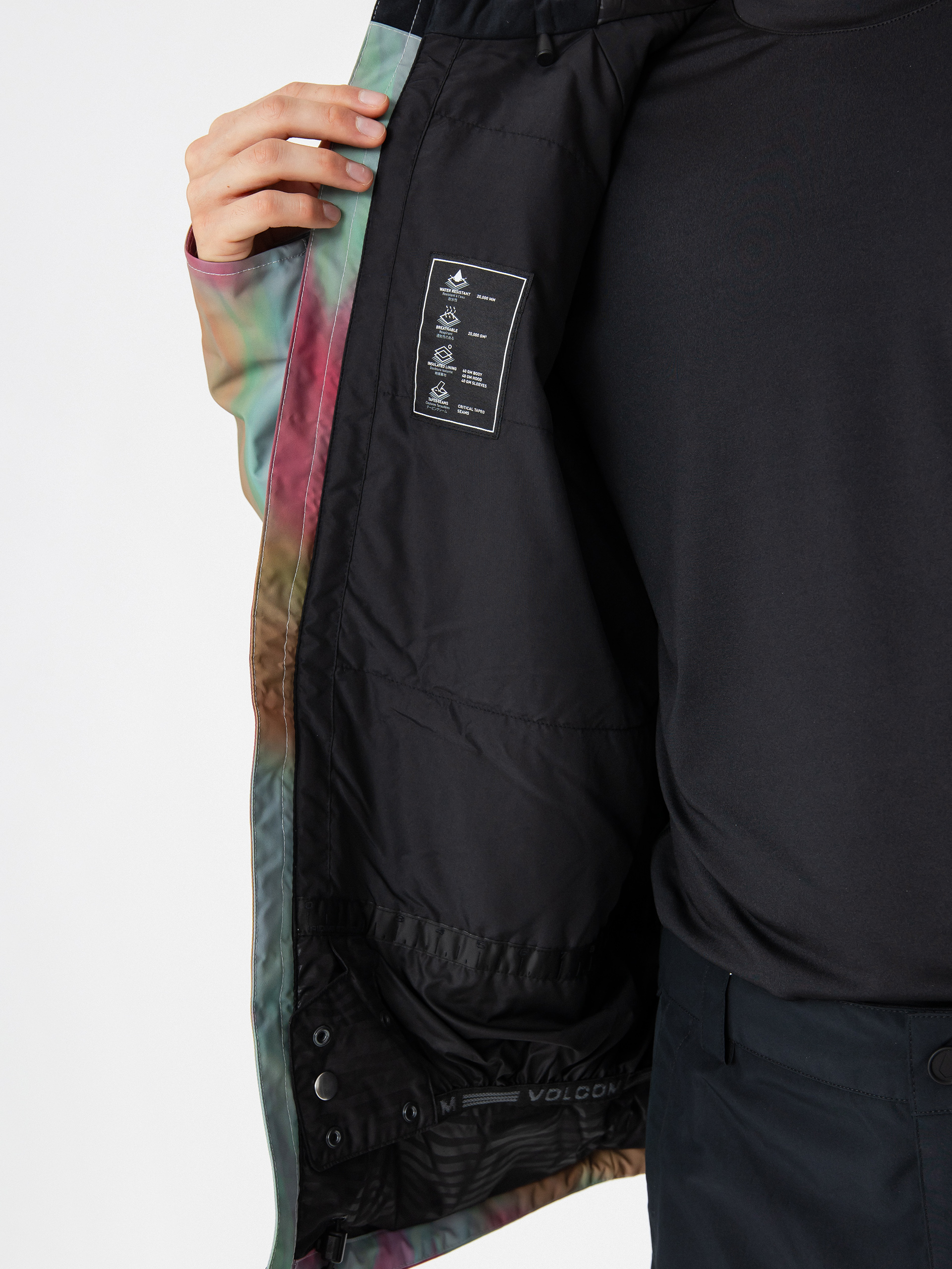 VOLCOM GORE-TEX フード付きジャケット US/EU-S 2836 Insulated Jacket - Black | Volcom Europe