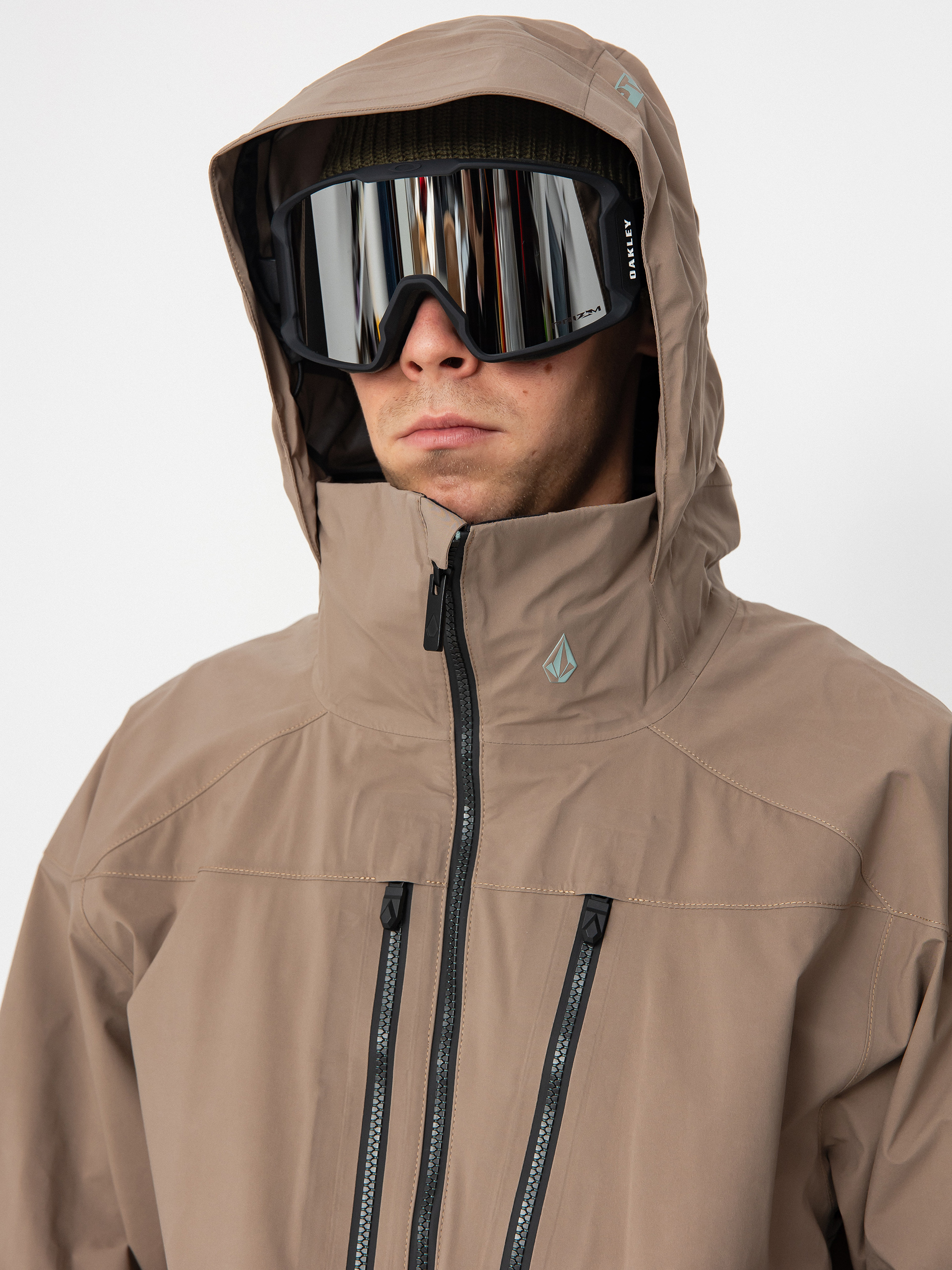 Mens Volcom Snowboard jacket Guch Stretch Gore (chestnut brown)