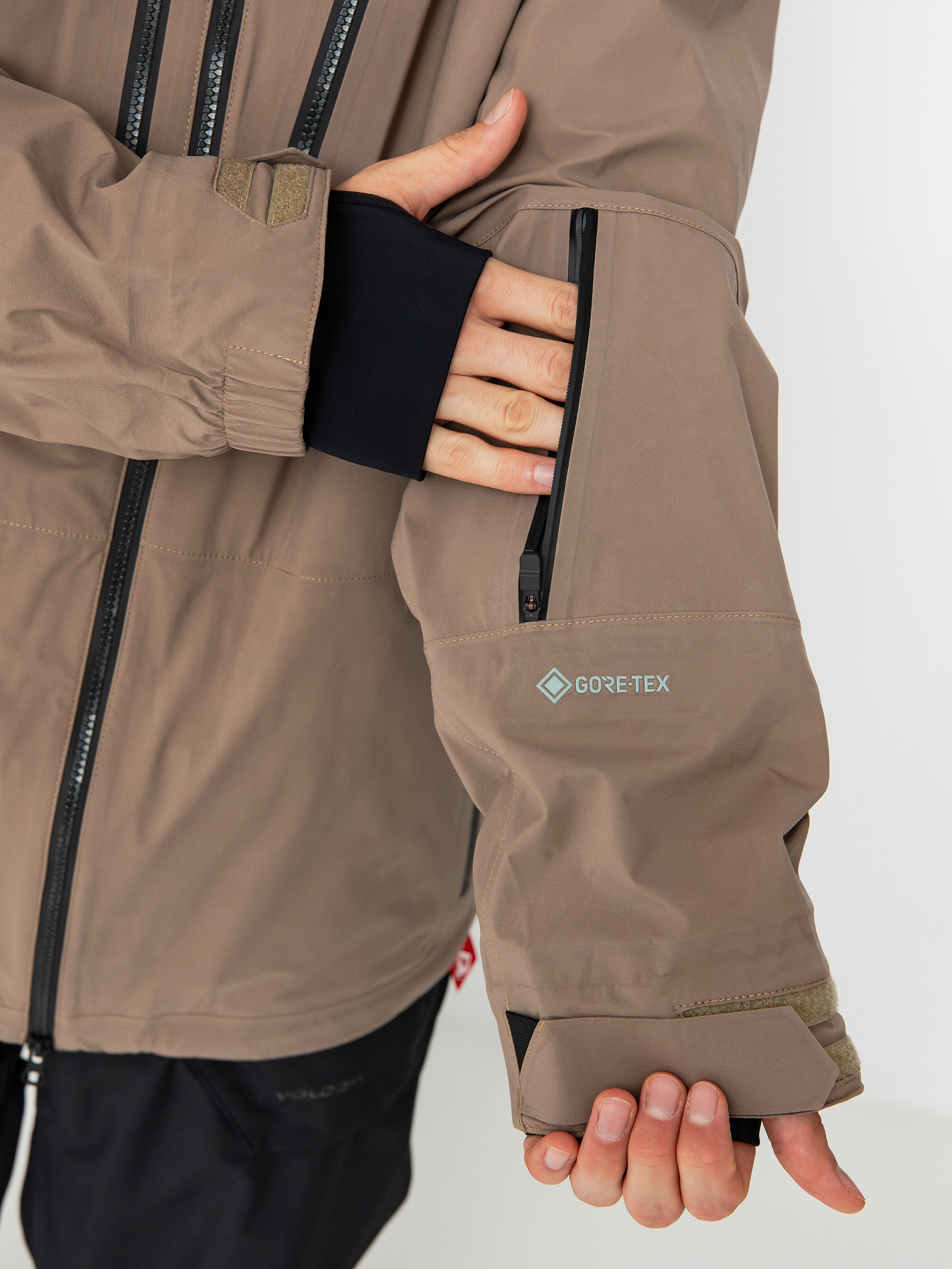 Mens Volcom Snowboard jacket Guch Stretch Gore (chestnut brown)