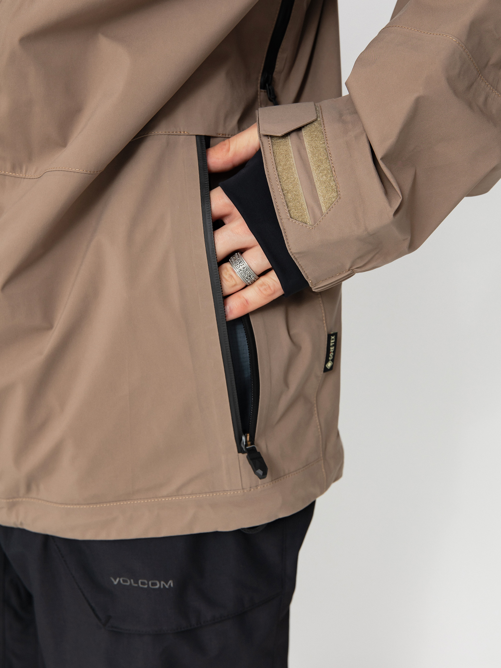 Mens Volcom Snowboard jacket Guch Stretch Gore (chestnut brown)