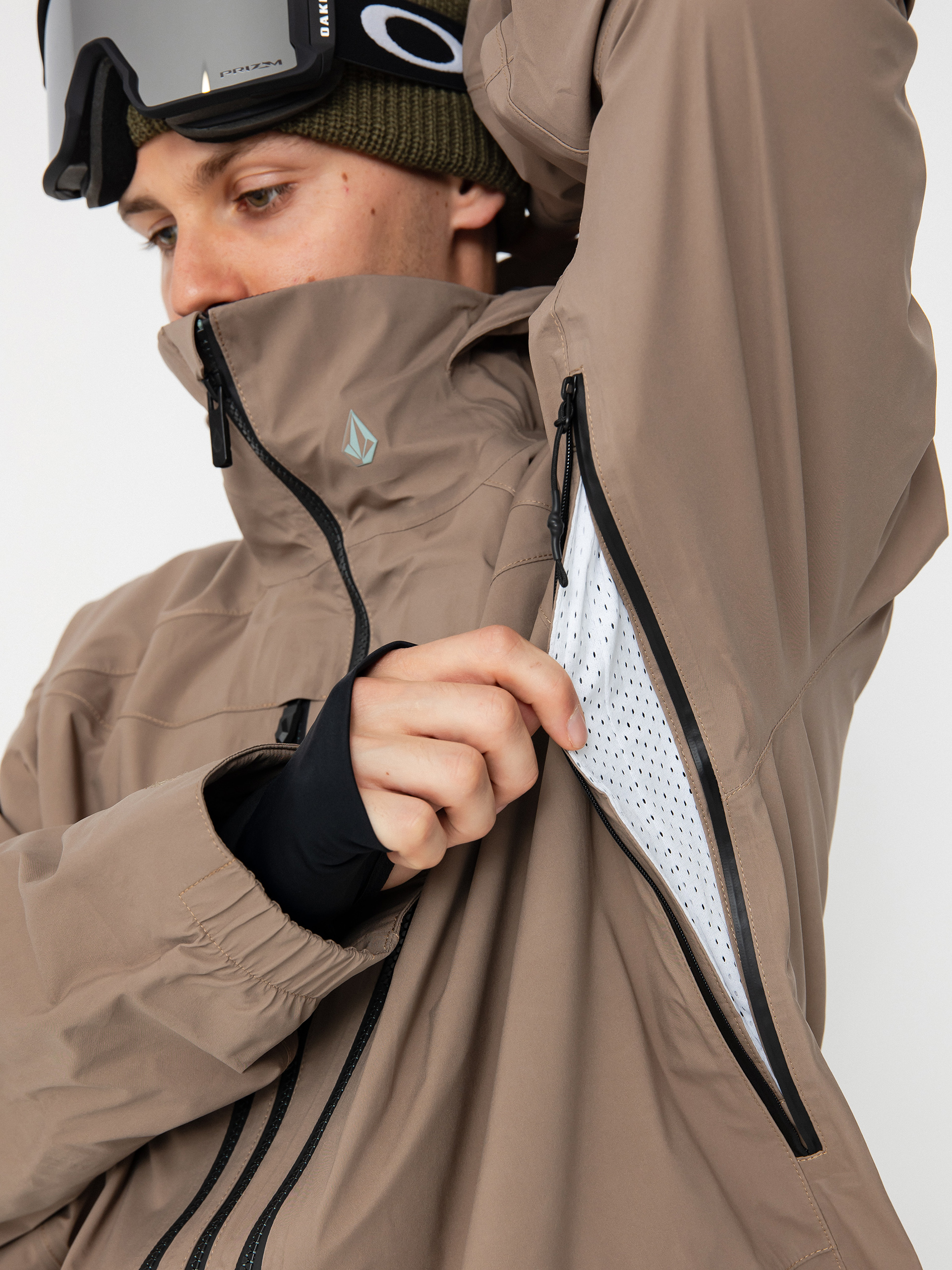 Mens Volcom Snowboard jacket Guch Stretch Gore (chestnut brown)