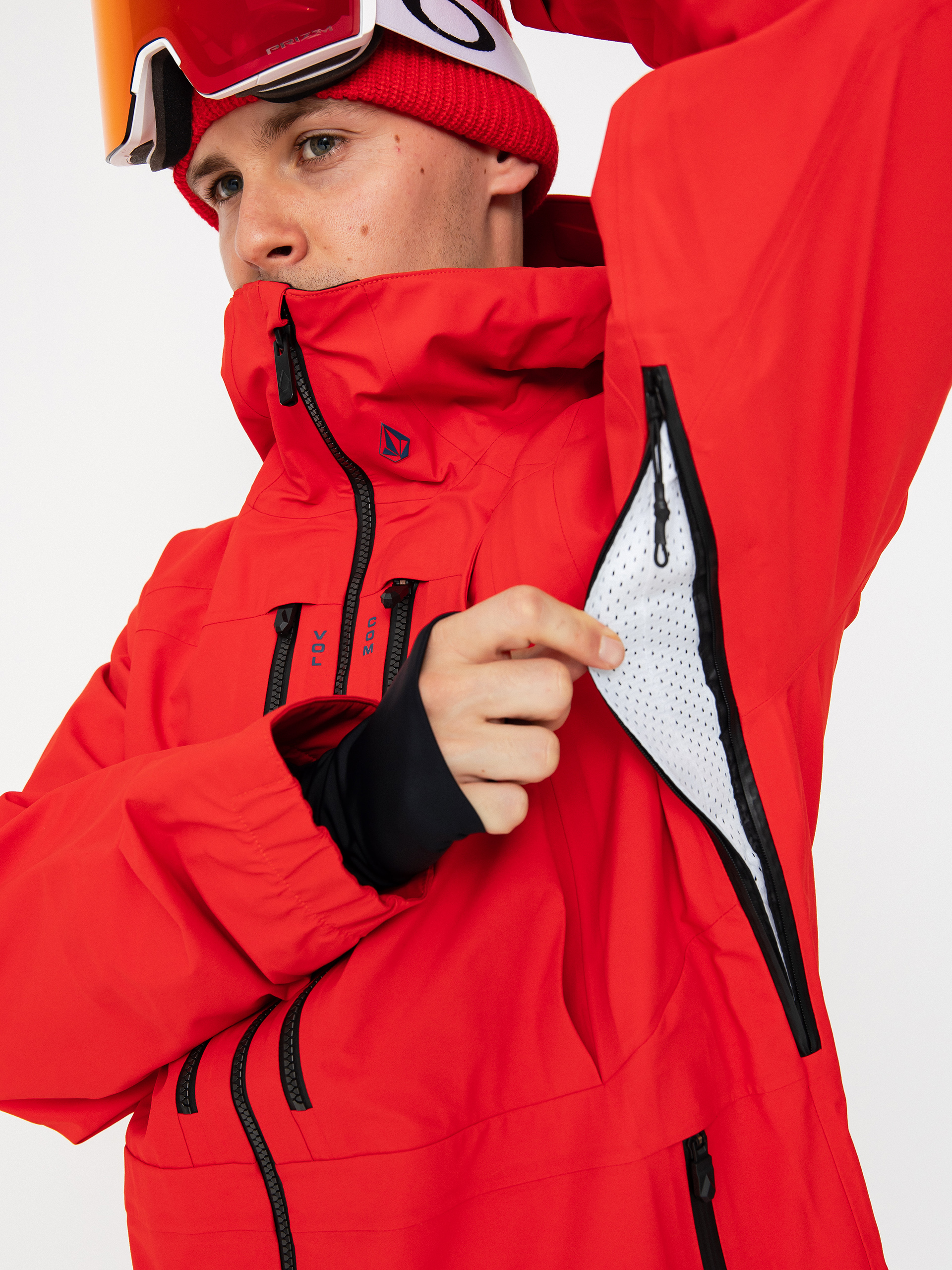 Volcom Snowboard jacket Guide Gore Tex - red (crimson)