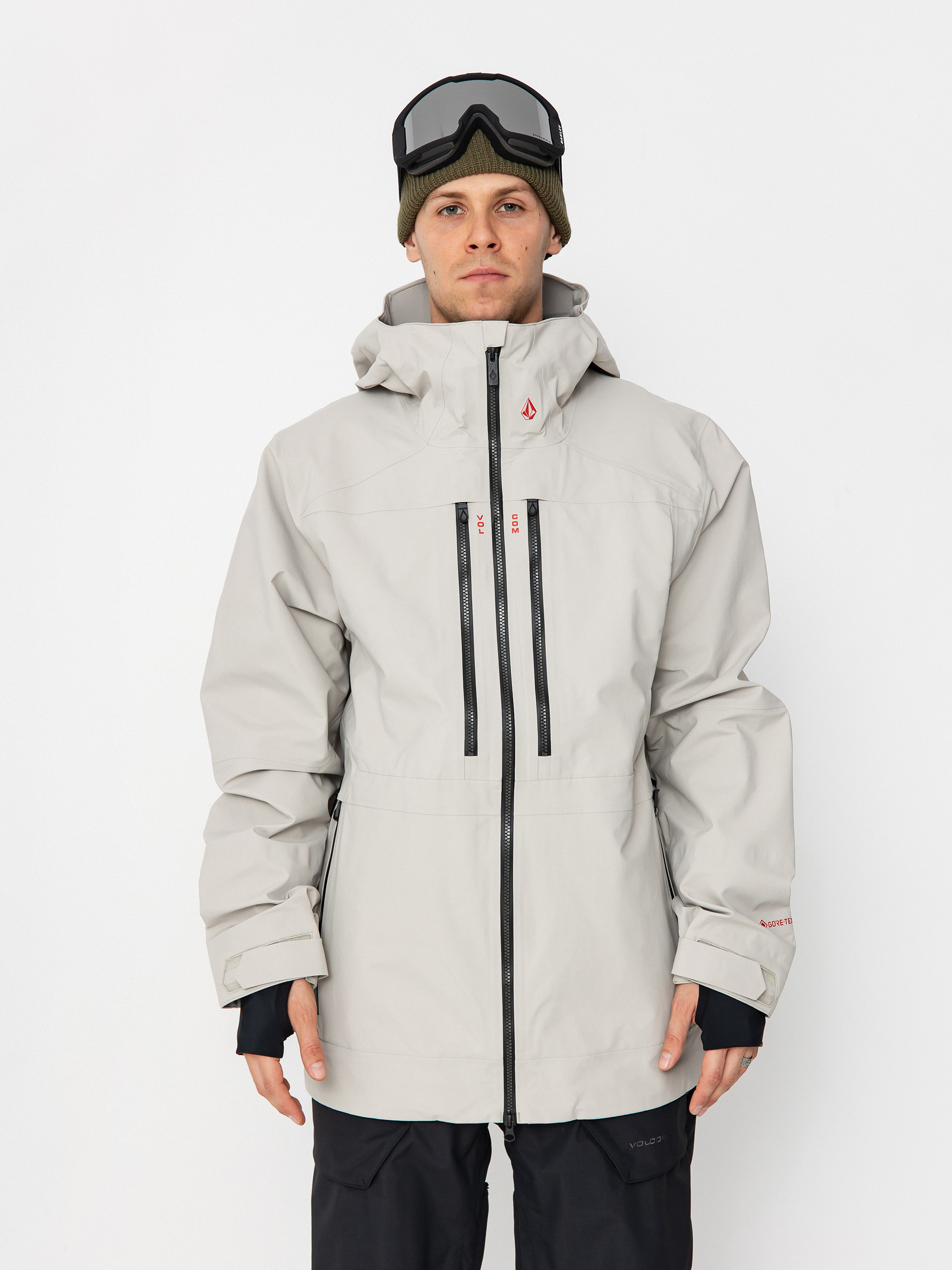 Herren Volcom Snowboard Jacke Guide Gore Tex (stone)