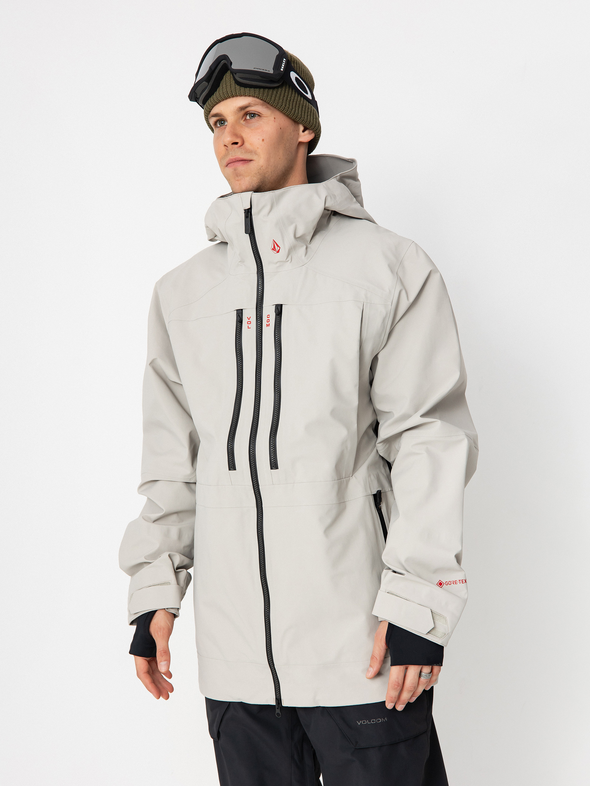 Mens Volcom Snowboard jacket Guide Gore Tex (stone)