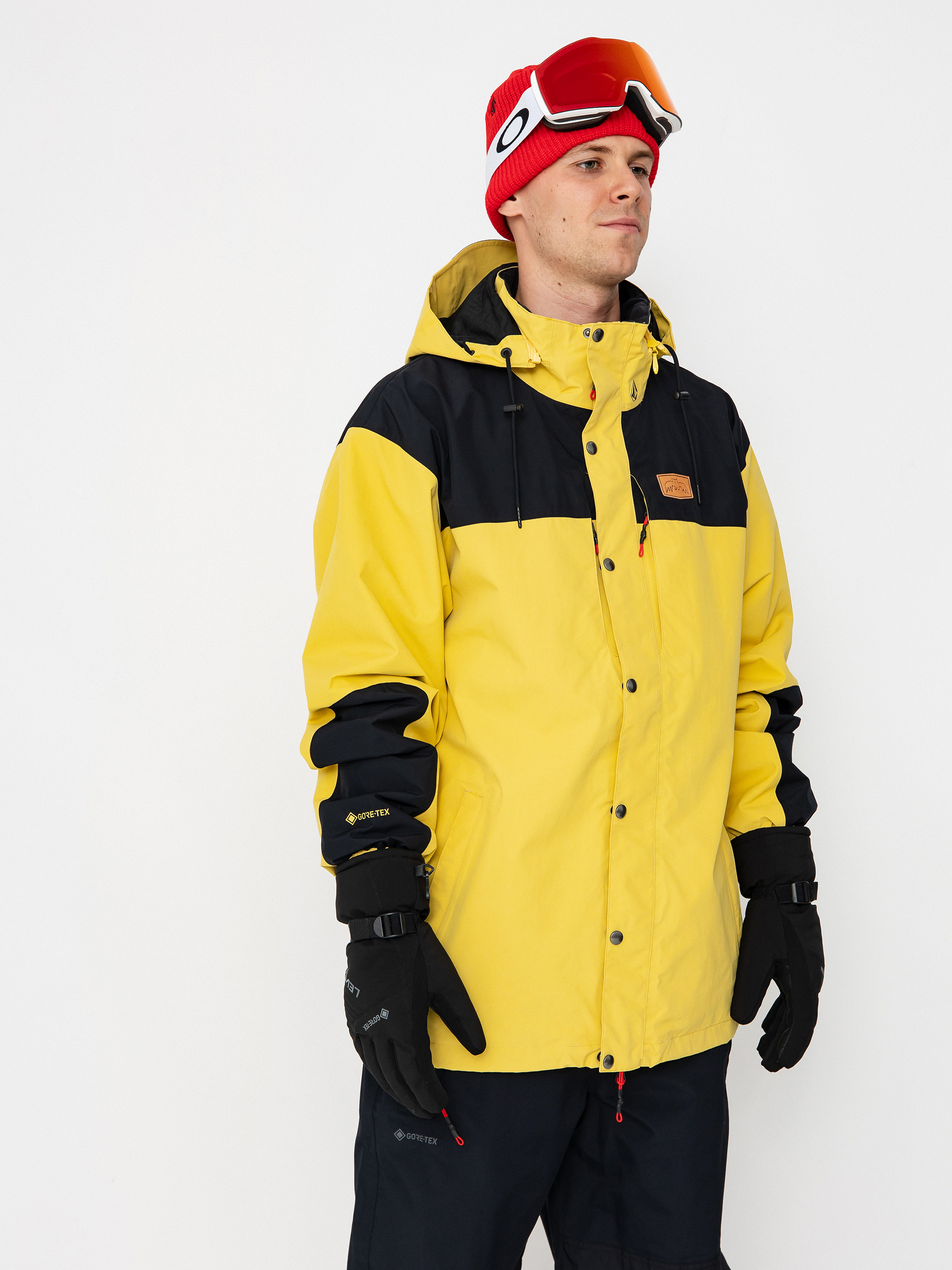 Mens Volcom Snowboard jacket Longo Gore Tex (dark yellow)