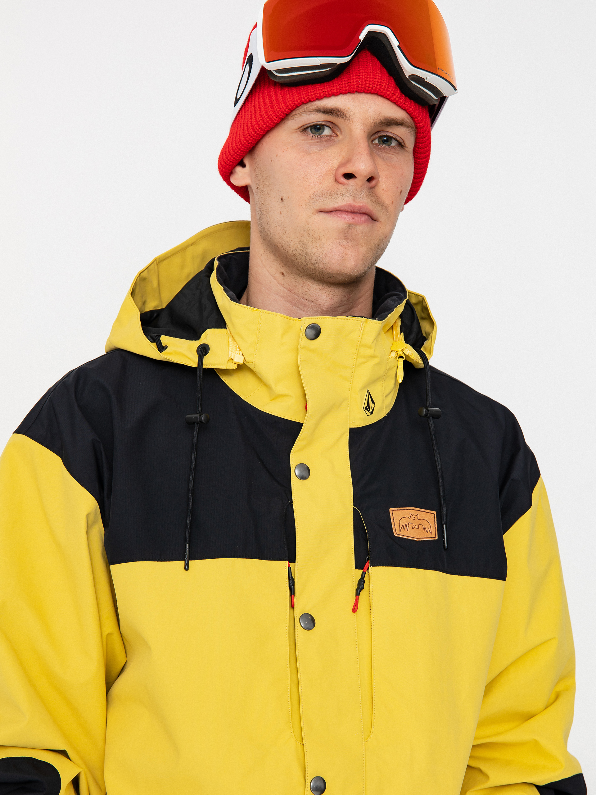 Mens Volcom Snowboard jacket Longo Gore Tex (dark yellow)