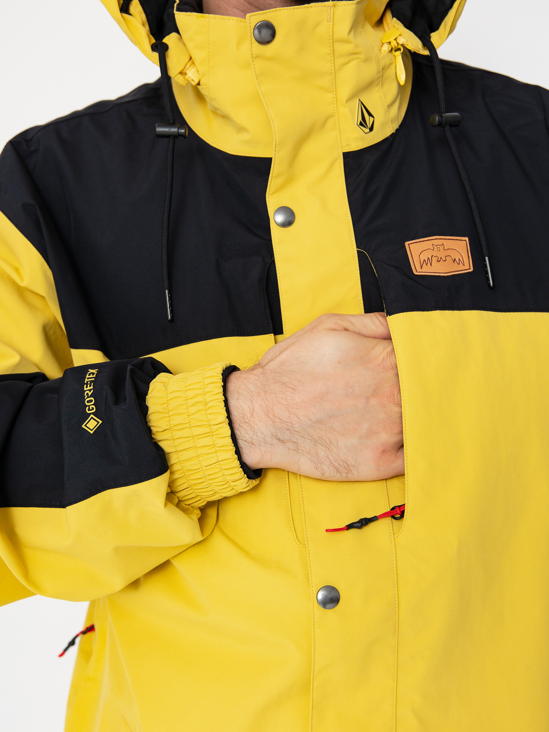 Mens Volcom Snowboard jacket Longo Gore Tex (dark yellow)