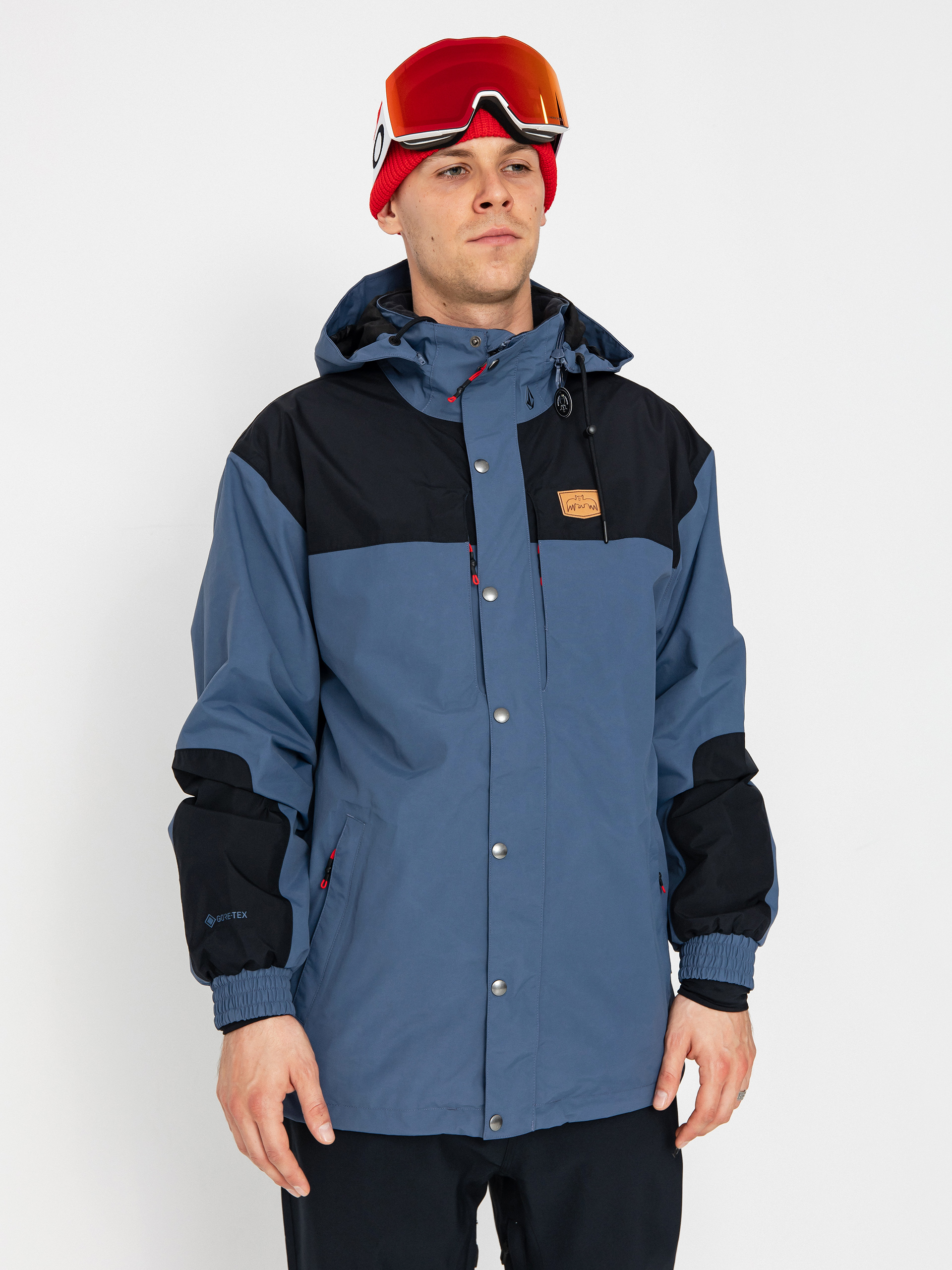 Herren Volcom Snowboard Jacke Longo Gore Tex (indigo)