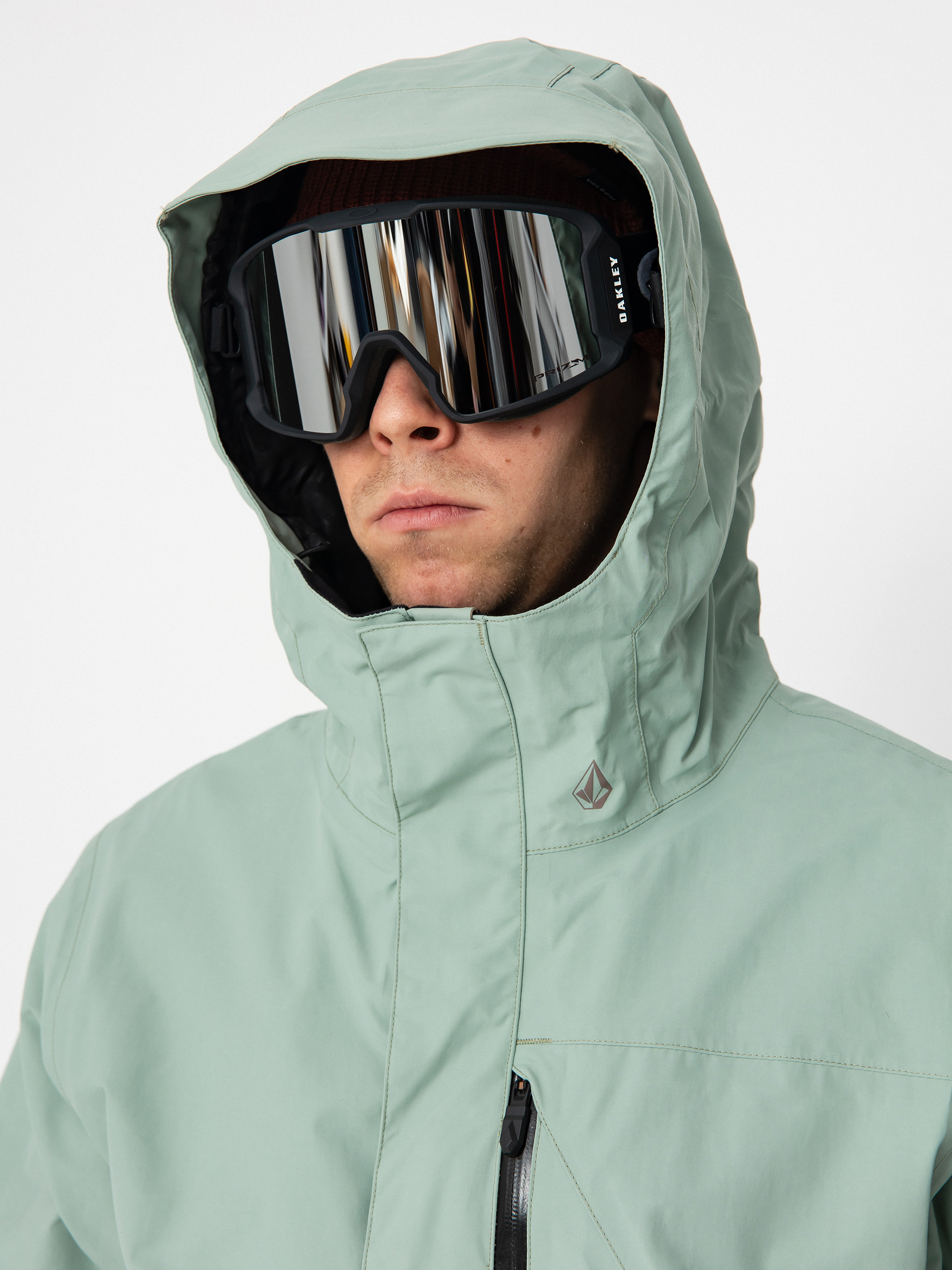 Volcom Snowboard jacket L Gore Tex - brown, green (agave)