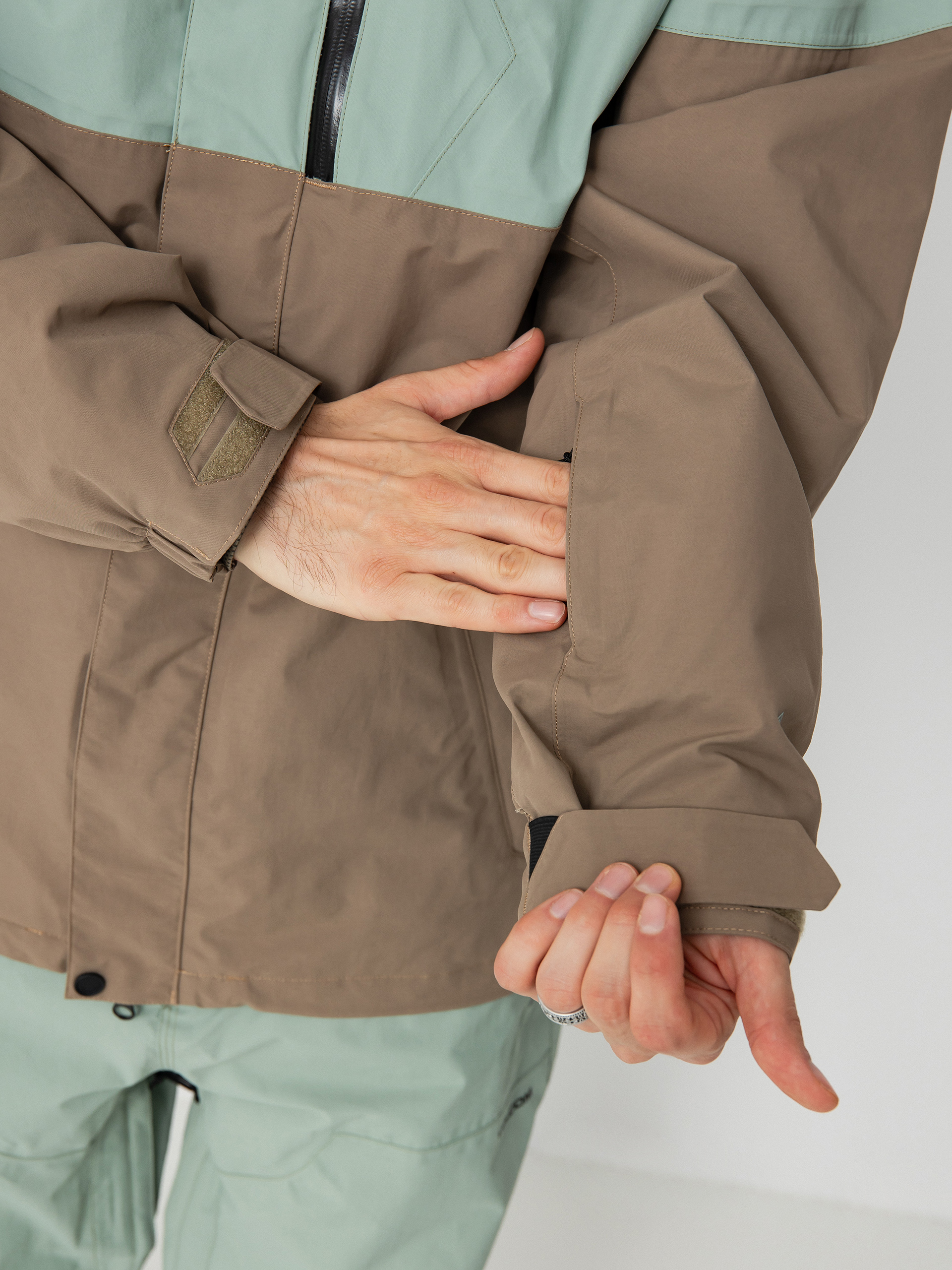 Herren Volcom Snowboard Jacke L Gore Tex (agave)