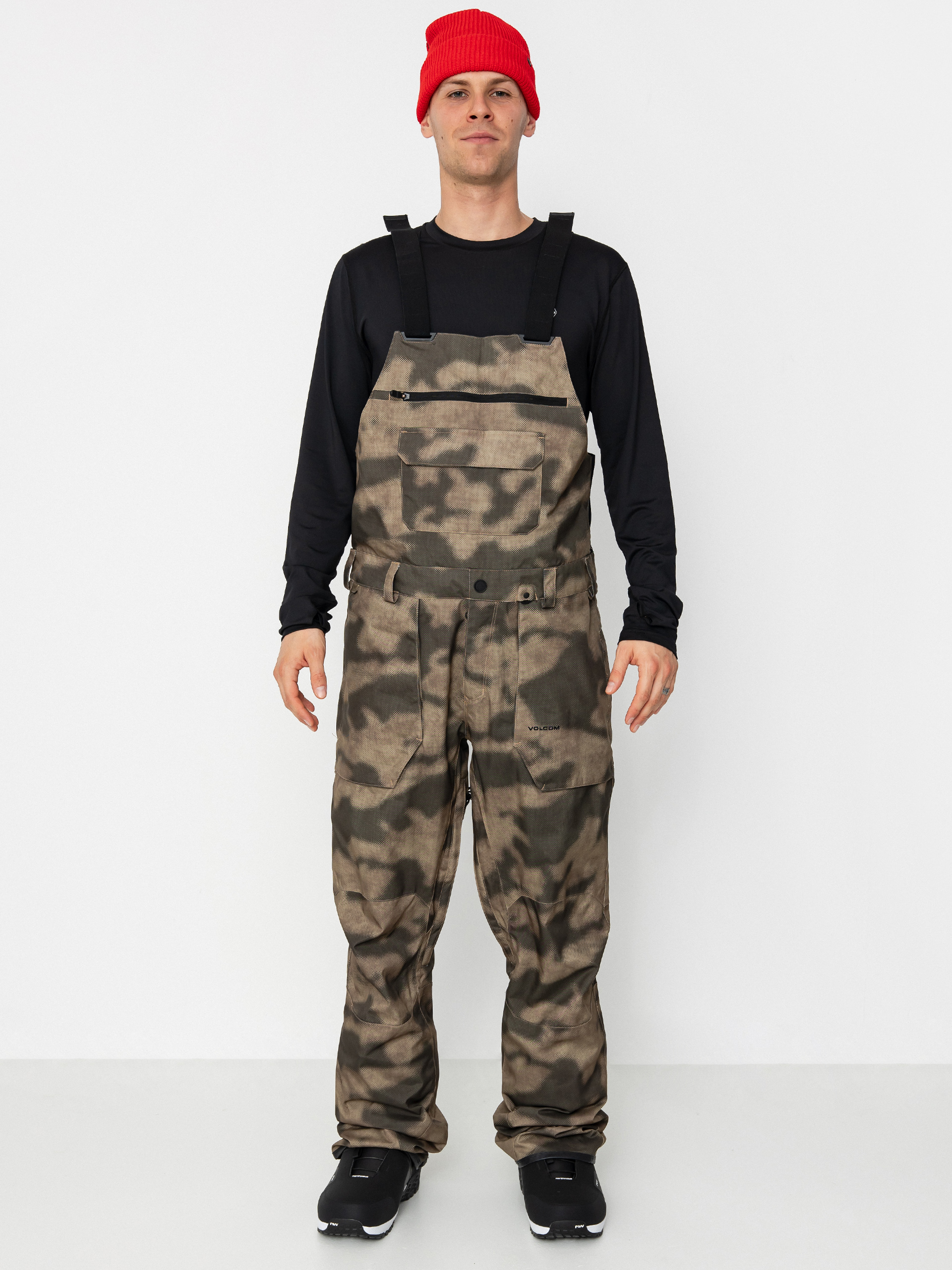 Volcom Snowboard Hose Roan Bib Overall (camouflage)