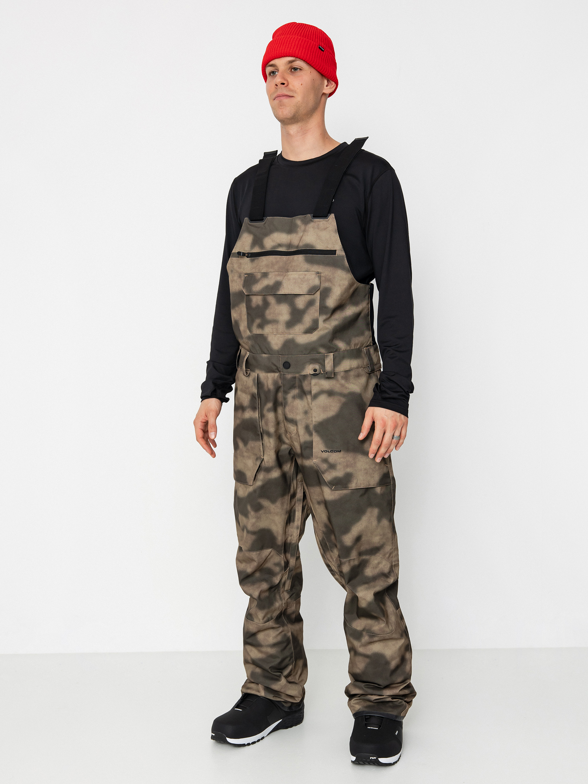 Mens Volcom Snowboard pants Roan Bib Overall (camouflage)
