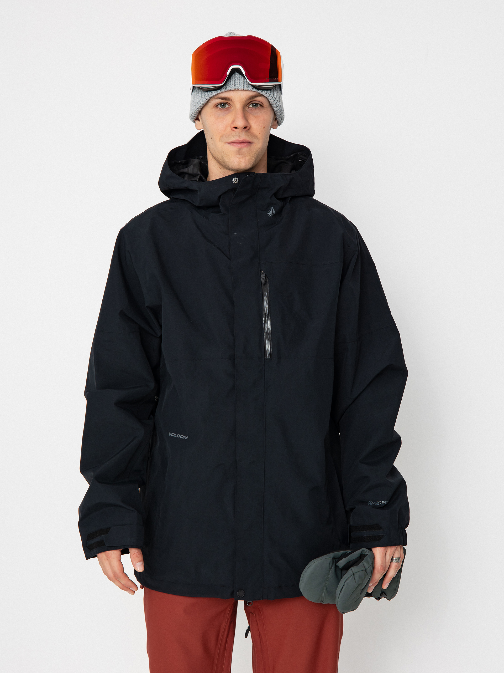 Herren Volcom Snowboard Jacke L Gore Tex (black)