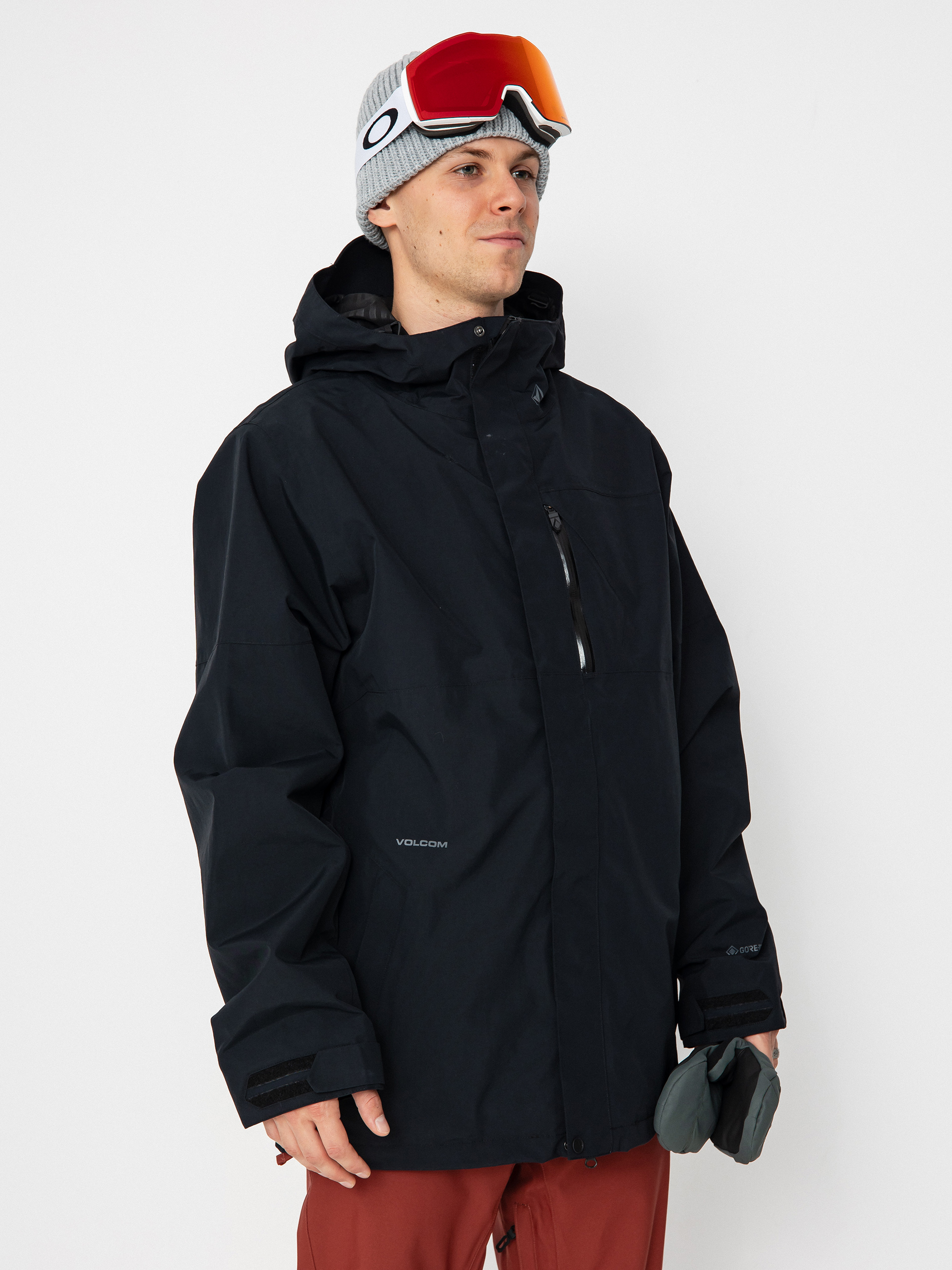 Herren Volcom Snowboard Jacke L Gore Tex (black)