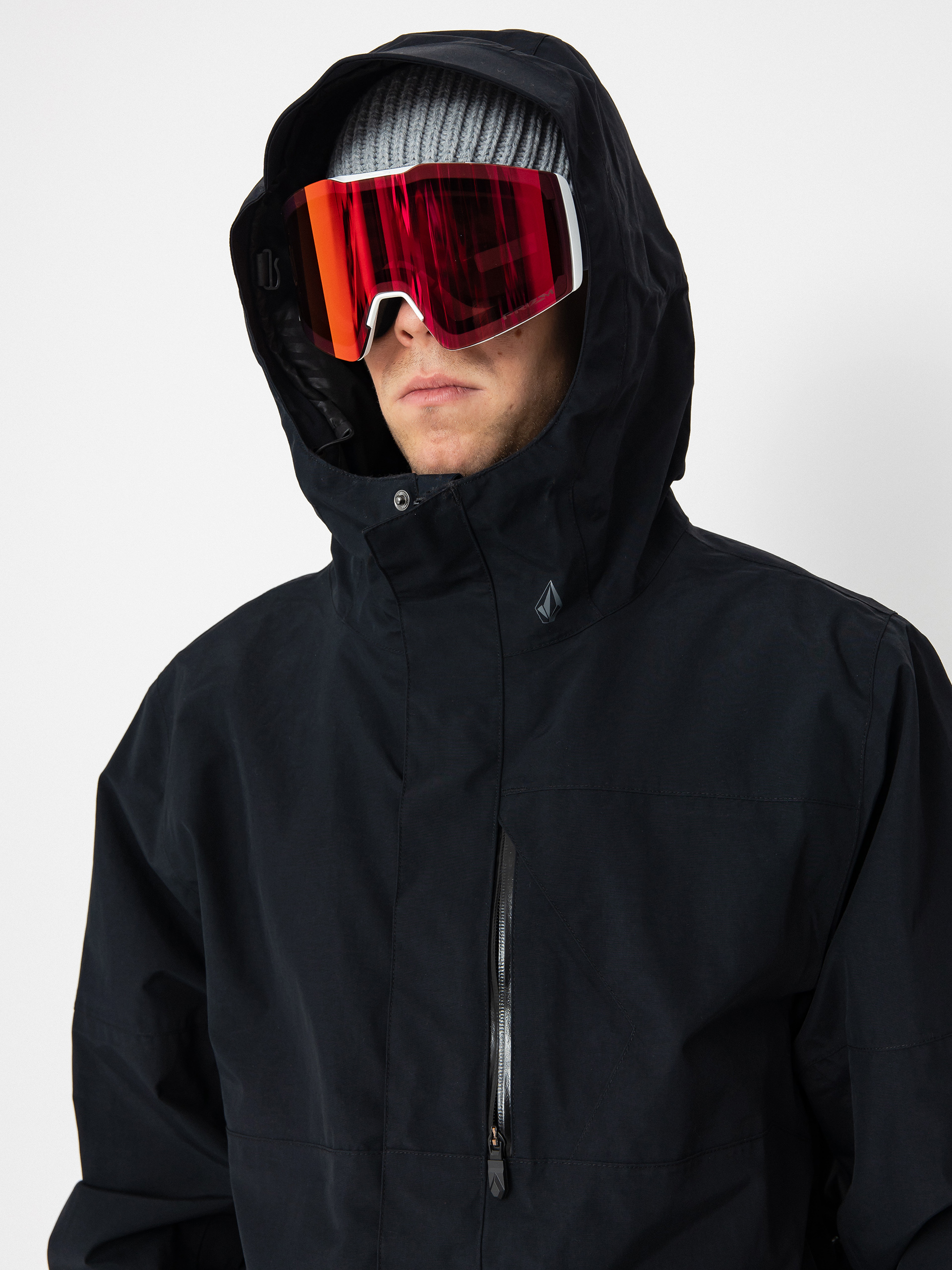 Volcom Snowboard jacket L Gore Tex - black (black)