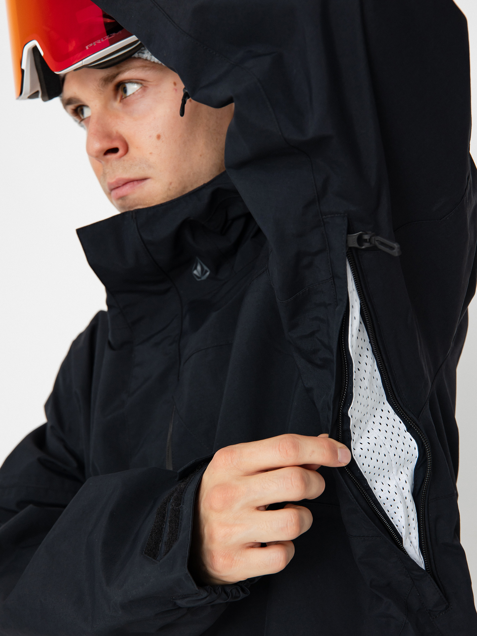 Herren Volcom Snowboard Jacke L Gore Tex (black)