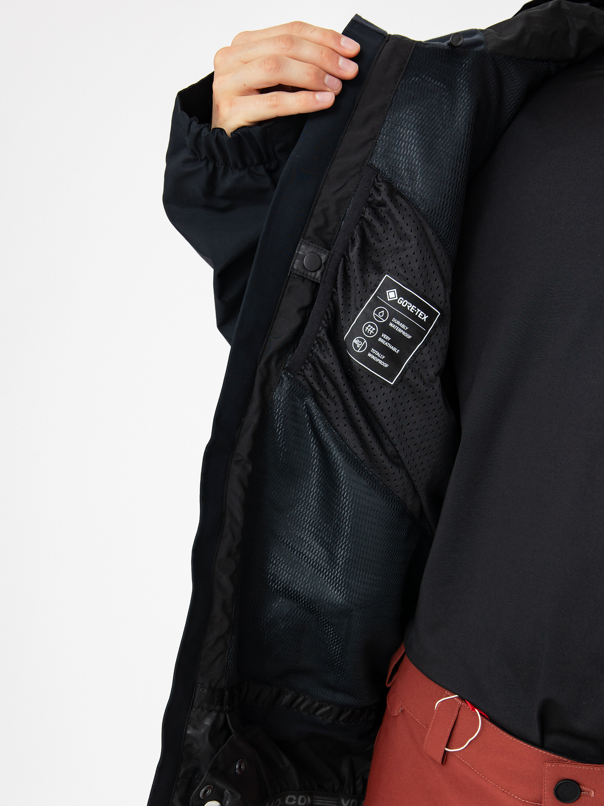 Herren Volcom Snowboard Jacke L Gore Tex (black)