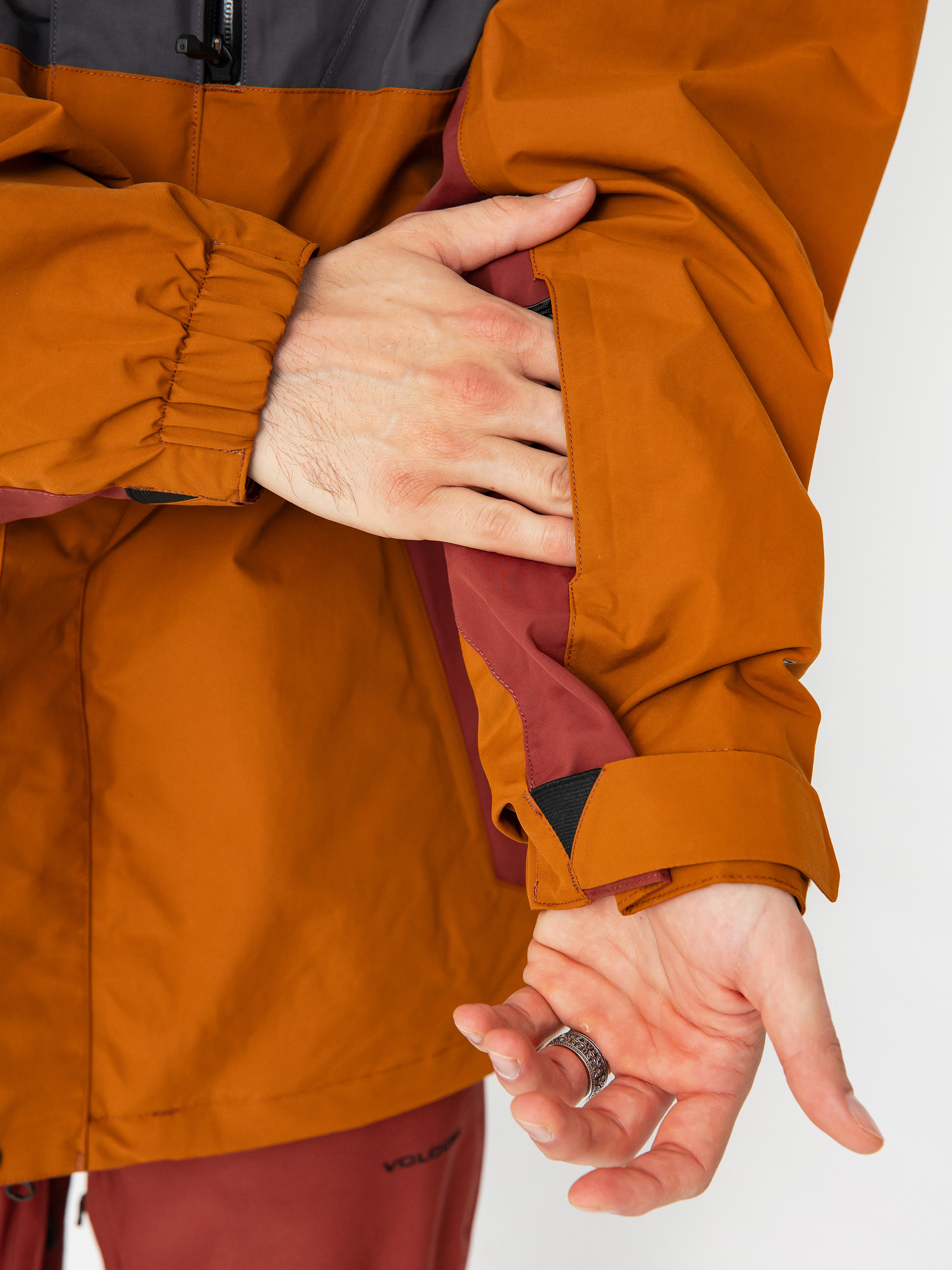 Herren Volcom Snowboard Jacke L Gore Tex (caramel)