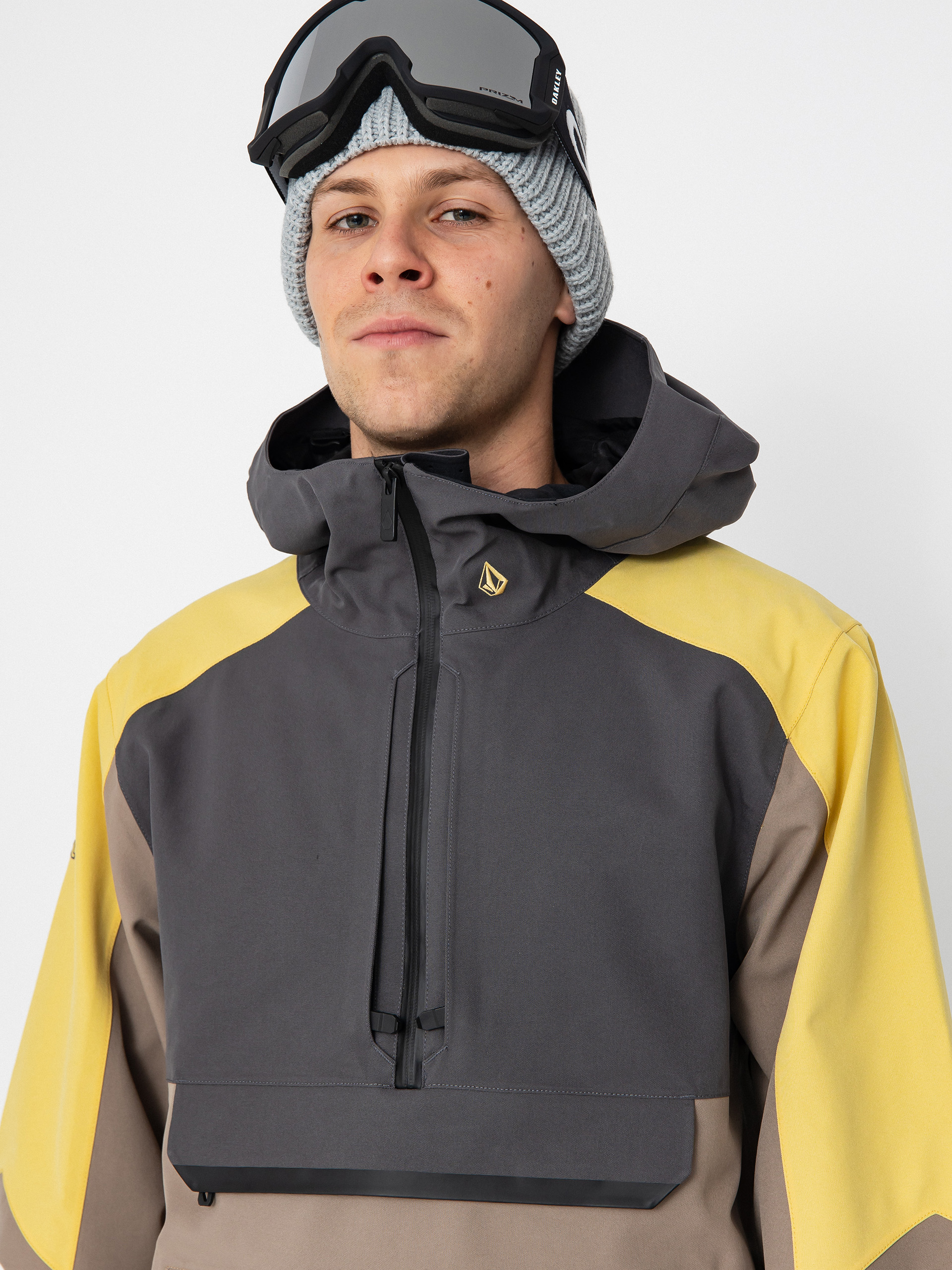 Herren Volcom Snowboard Jacke Brighton Pullover (chestnut brown)