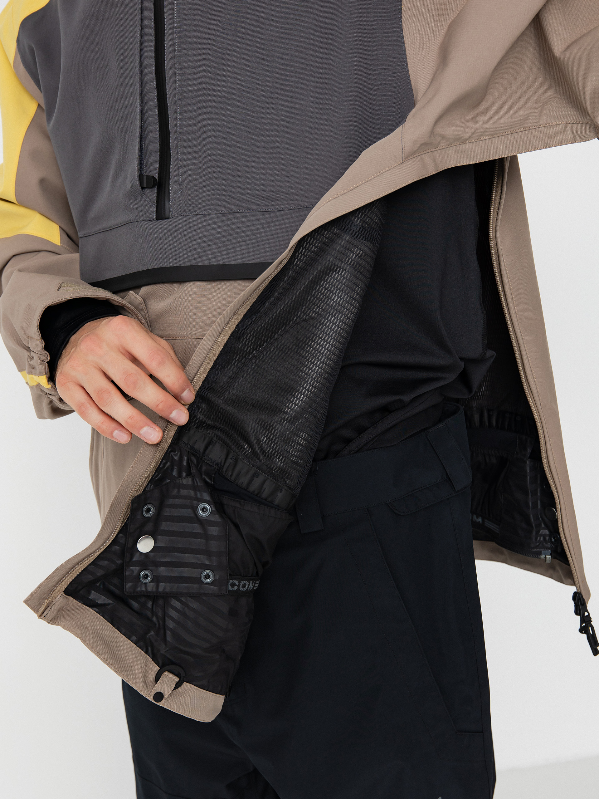 Herren Volcom Snowboard Jacke Brighton Pullover (chestnut brown)