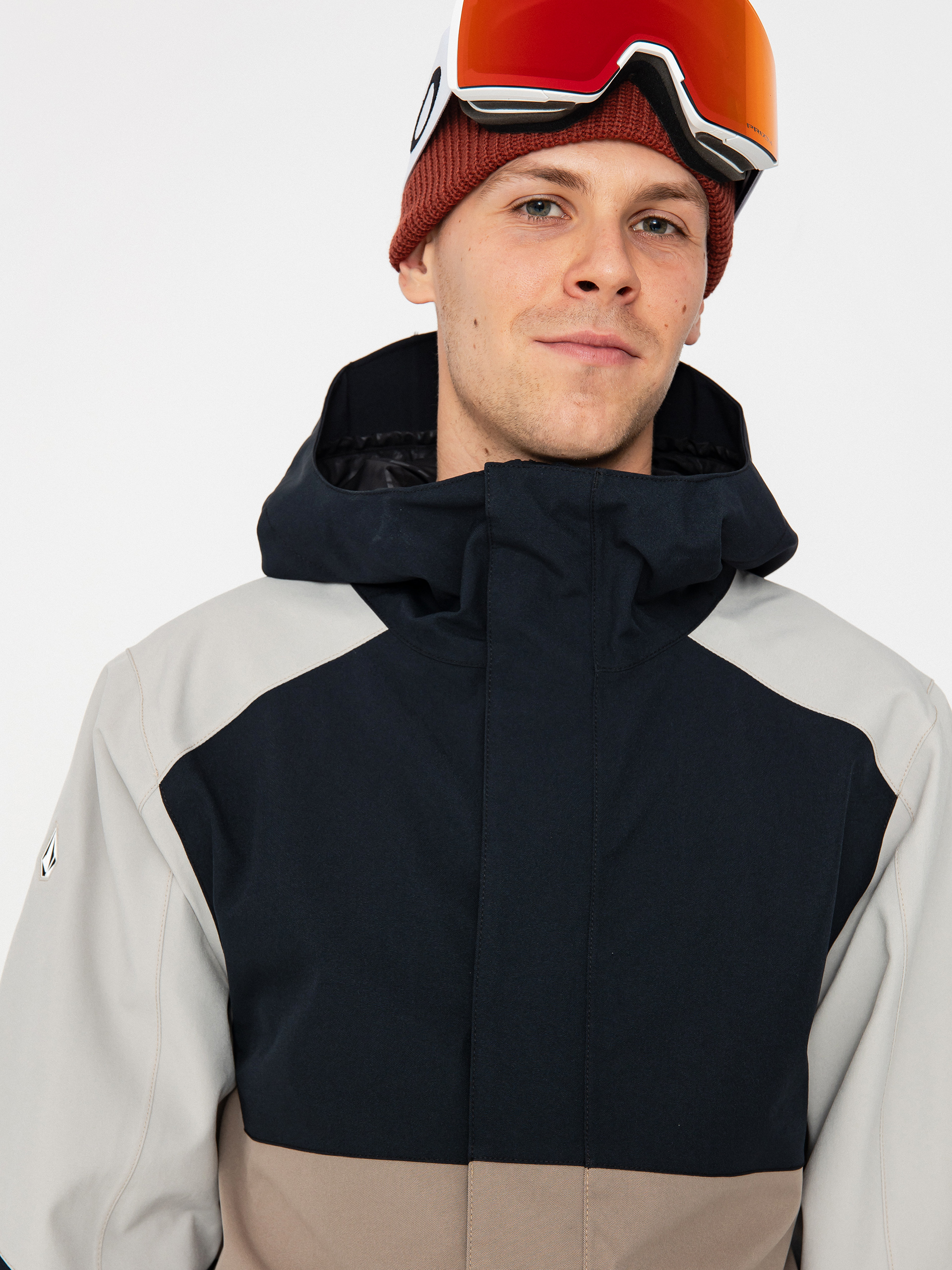 Herren Volcom Snowboard Jacke Brighton Full Zip (chestnut brown)