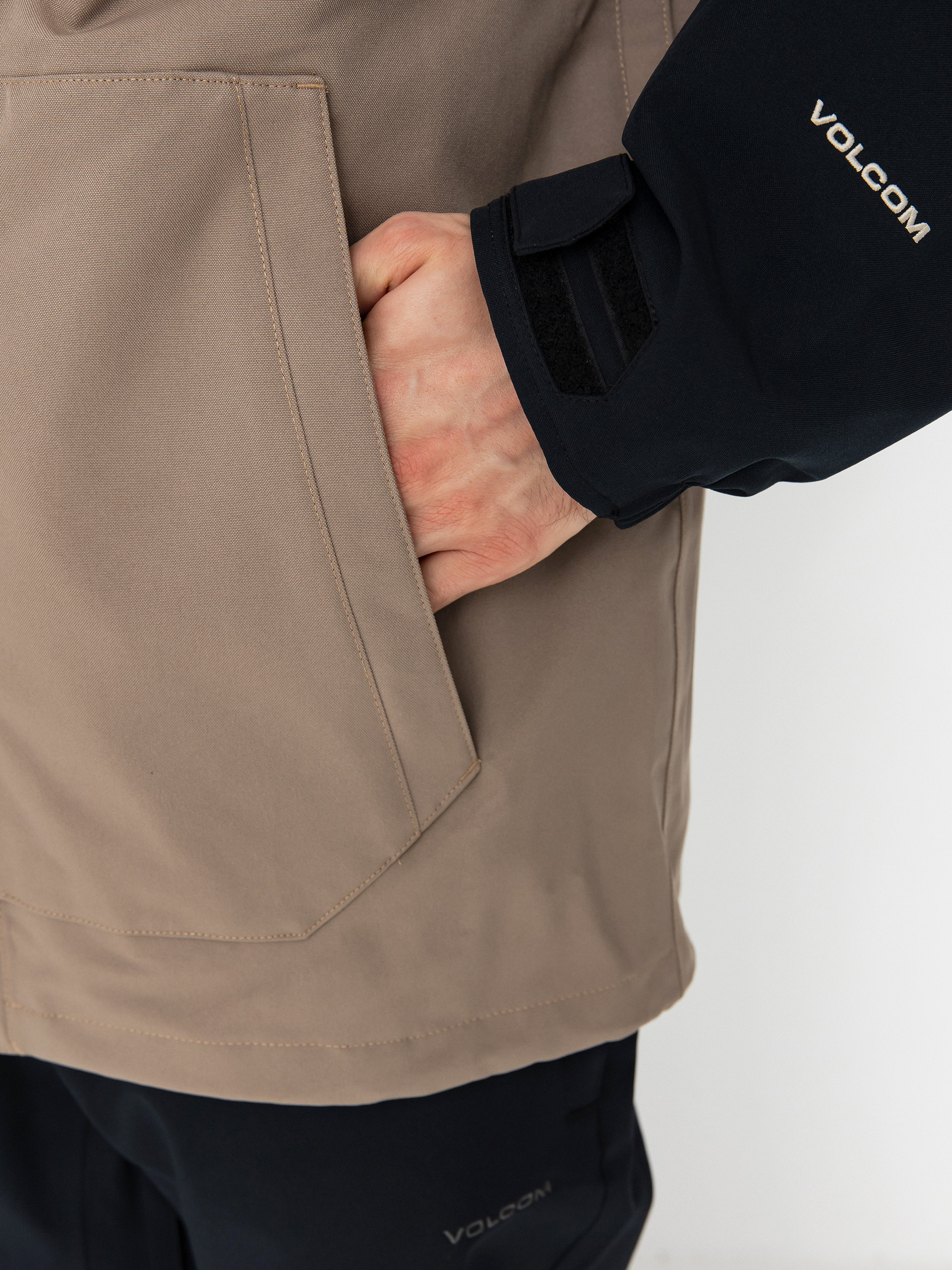 Herren Volcom Snowboard Jacke Brighton Full Zip (chestnut brown)