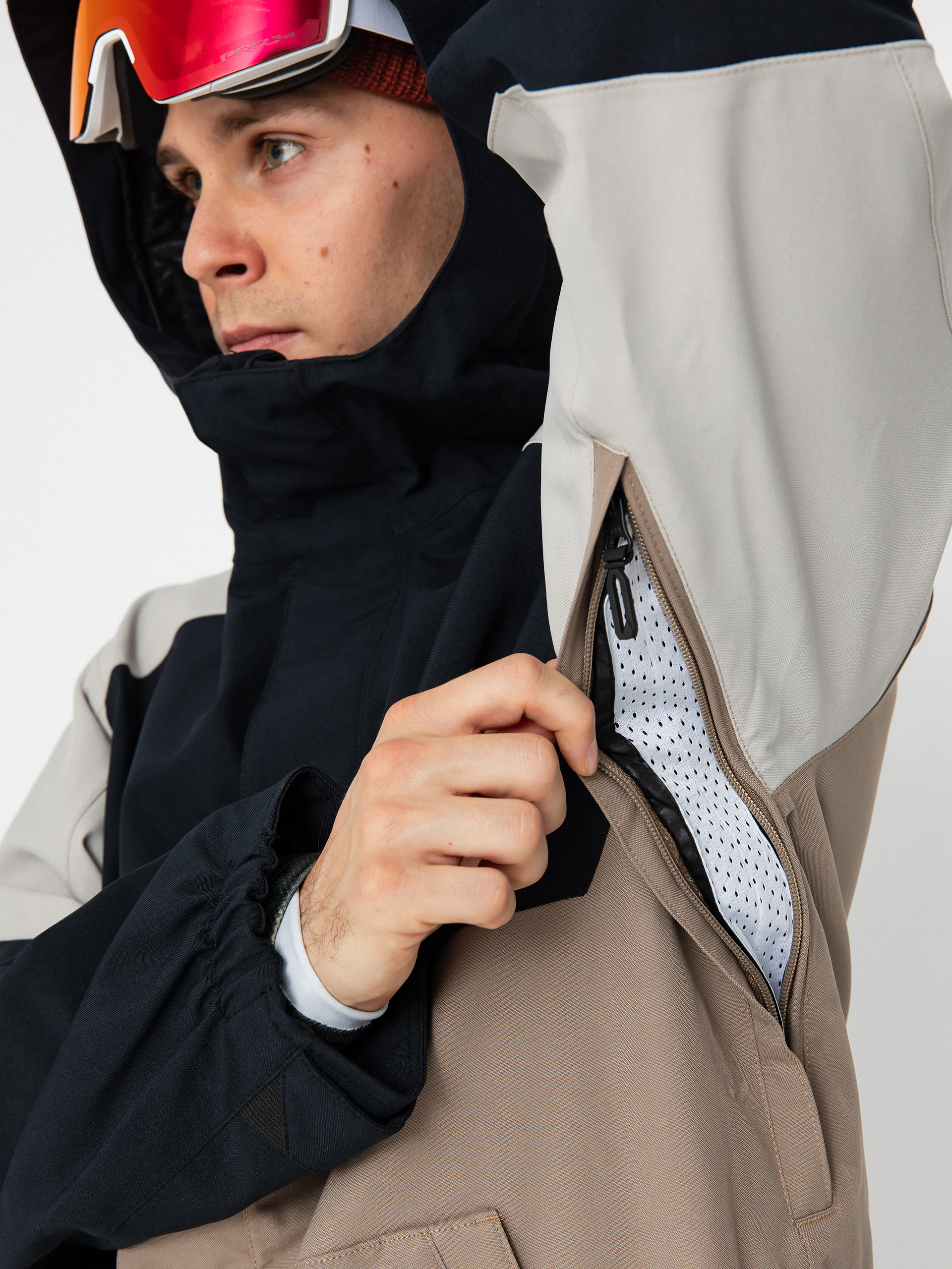 Herren Volcom Snowboard Jacke Brighton Full Zip (chestnut brown)