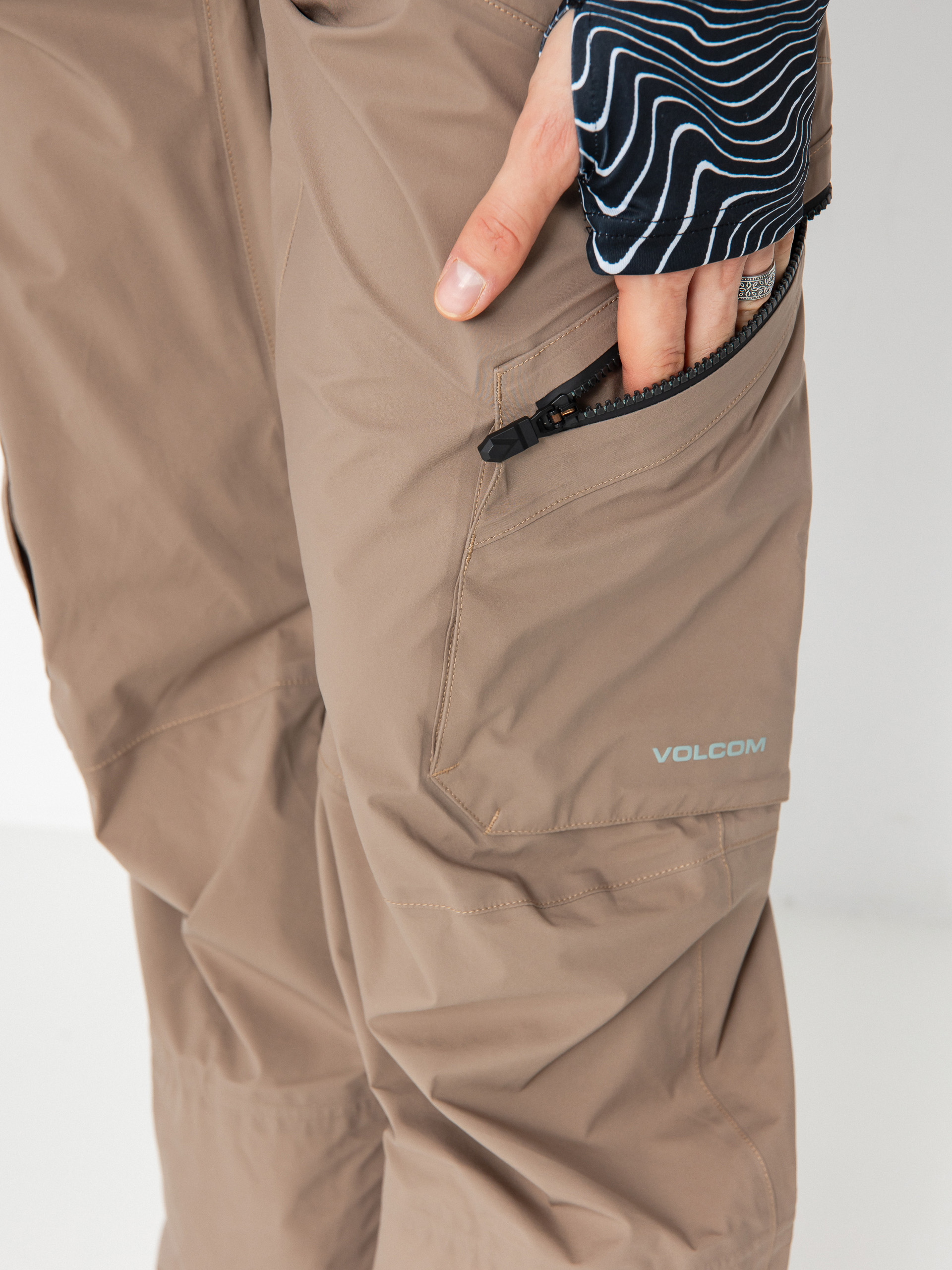 スノーボード VOLCOM Mens Dua Gore-Tex Chestnut Brow Volcom Dua GORE-TEX Pants - chestnut brown | Tactics