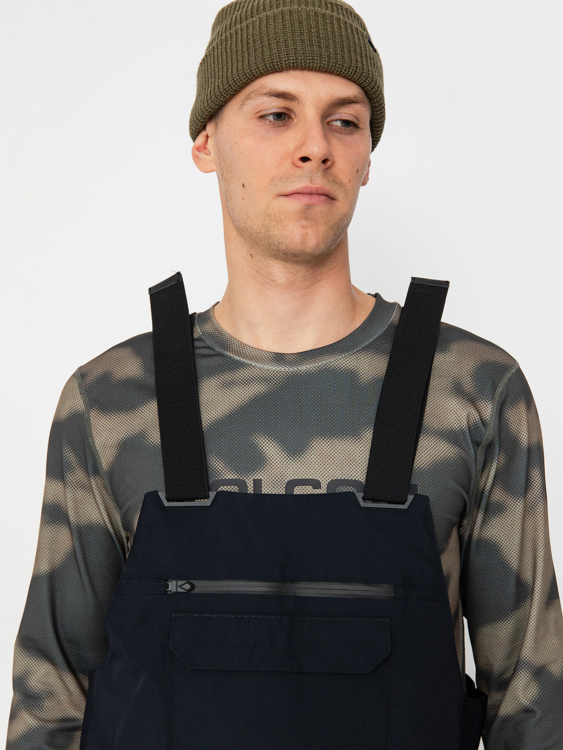 Herren Volcom Snowboard Hose Rain Gore Tex Bib Overall (black)