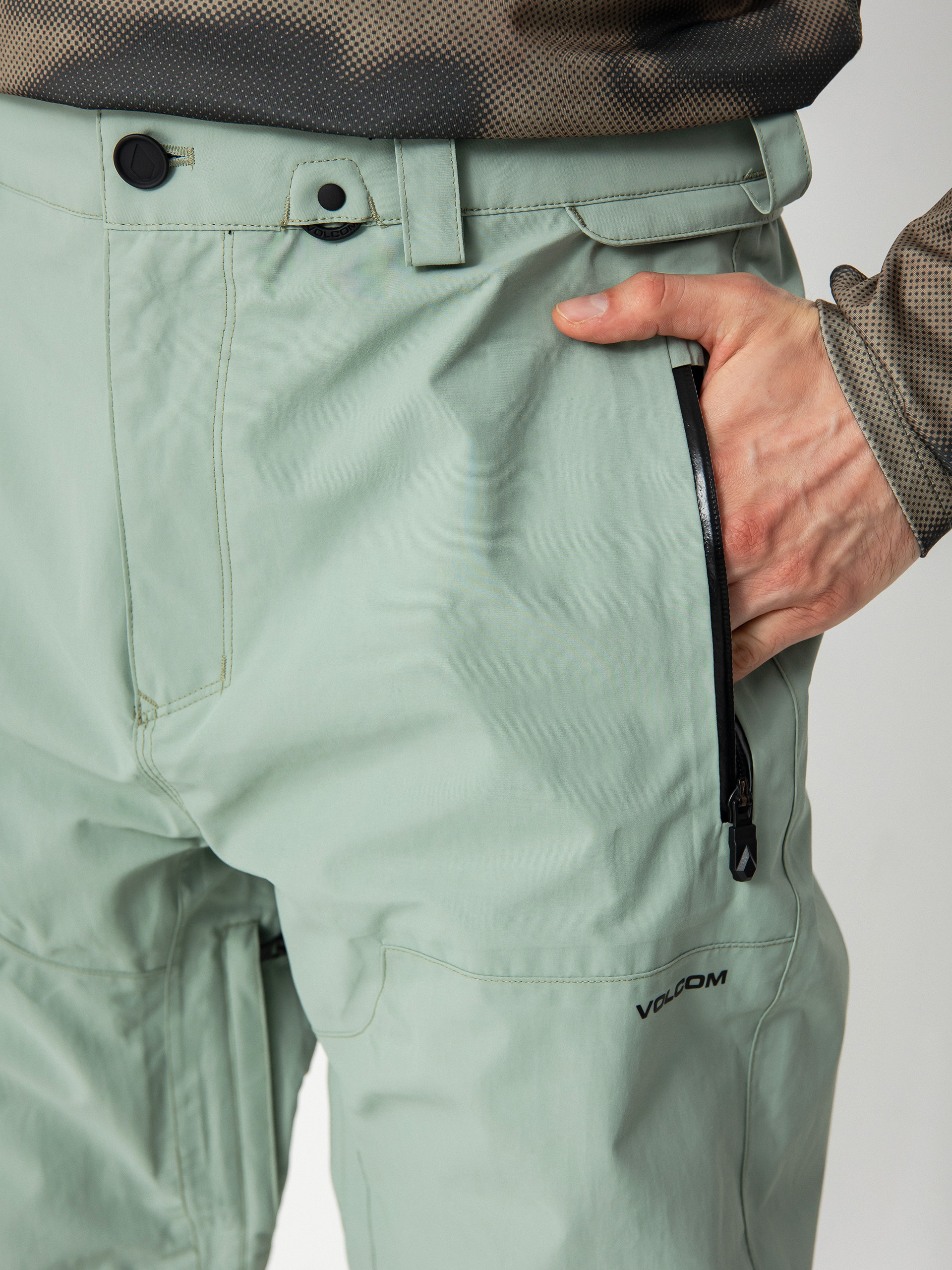 Mens Volcom Snowboard pants L Gore Tex (agave)