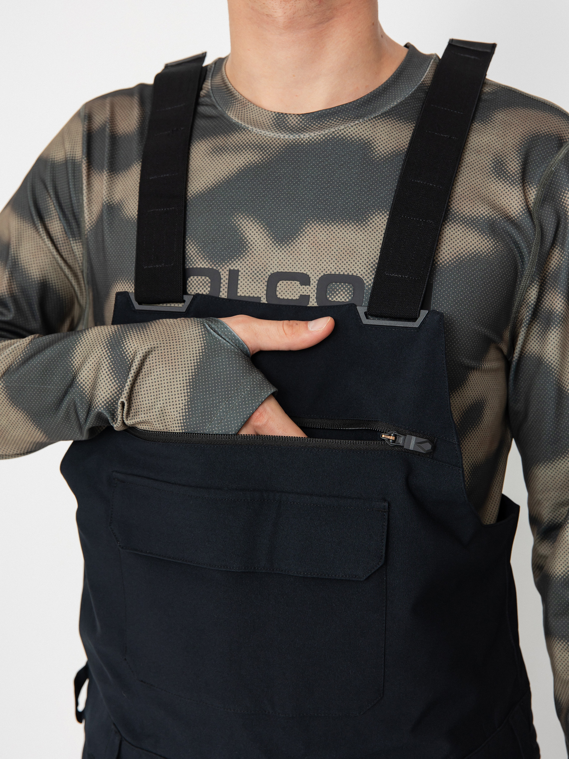 Herren Volcom Snowboard Hose Roan Bib Overall (black)