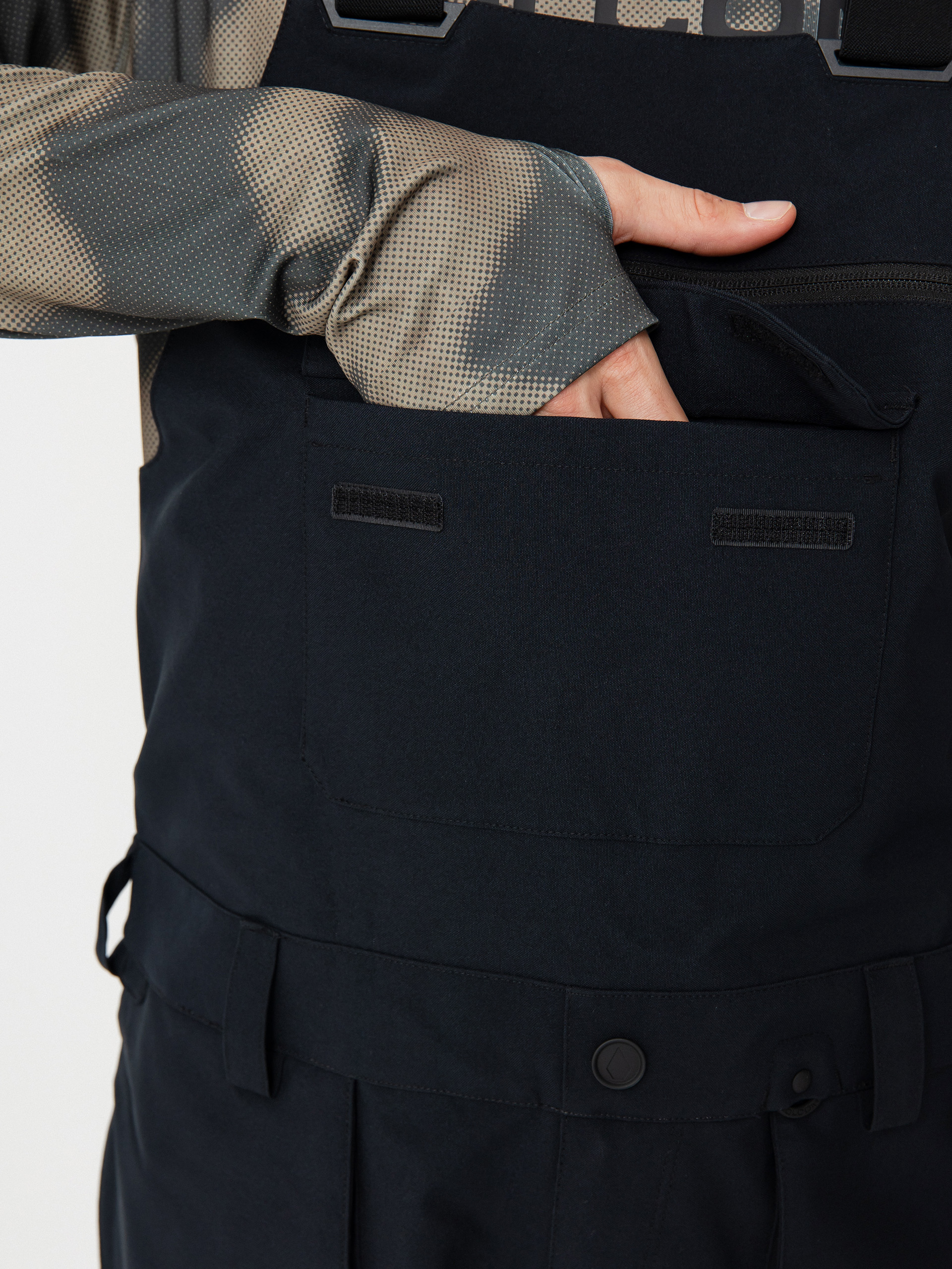 Mens Volcom Snowboard pants Roan Bib Overall (black)