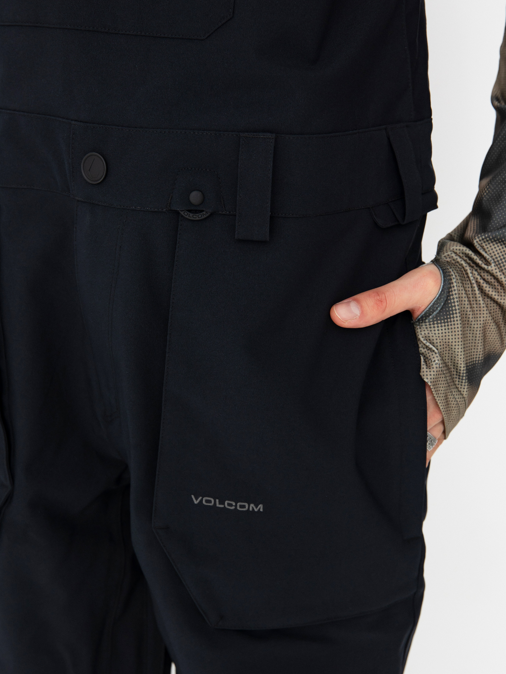 Herren Volcom Snowboard Hose Roan Bib Overall (black)