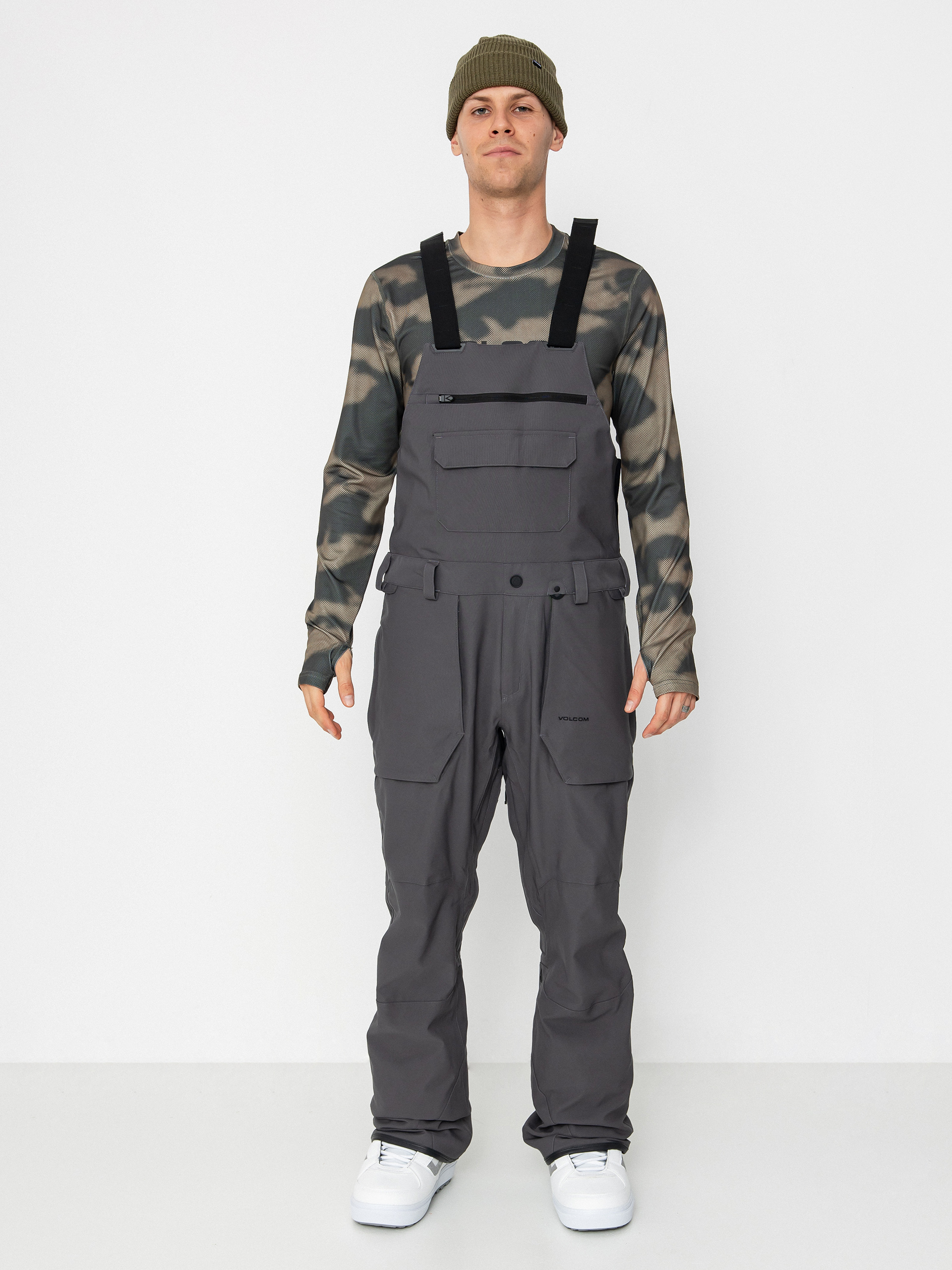 Volcom Snowboard Hose Roan Bib Overall (charcoal)