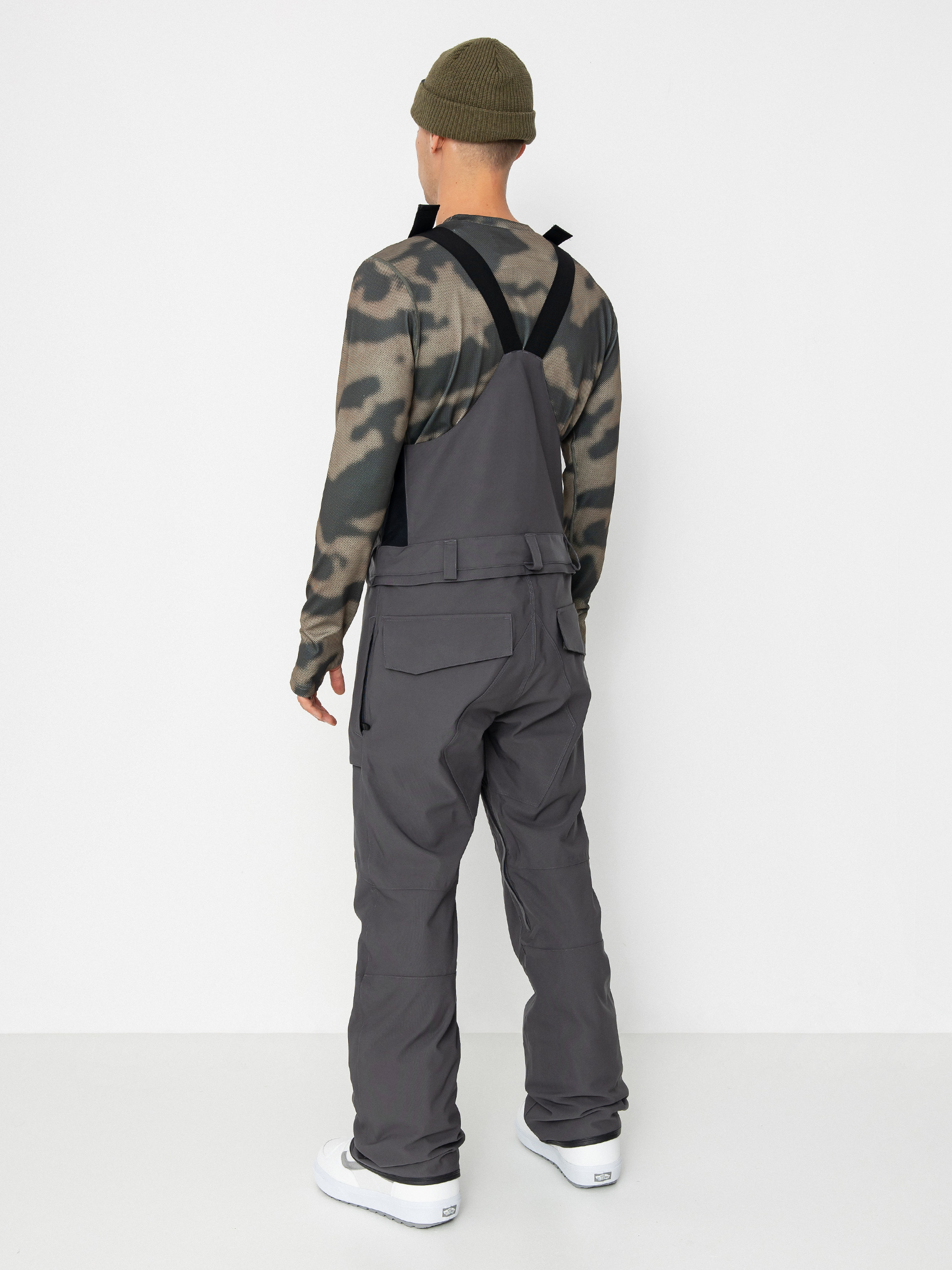 Mens Volcom Snowboard pants Roan Bib Overall (charcoal)