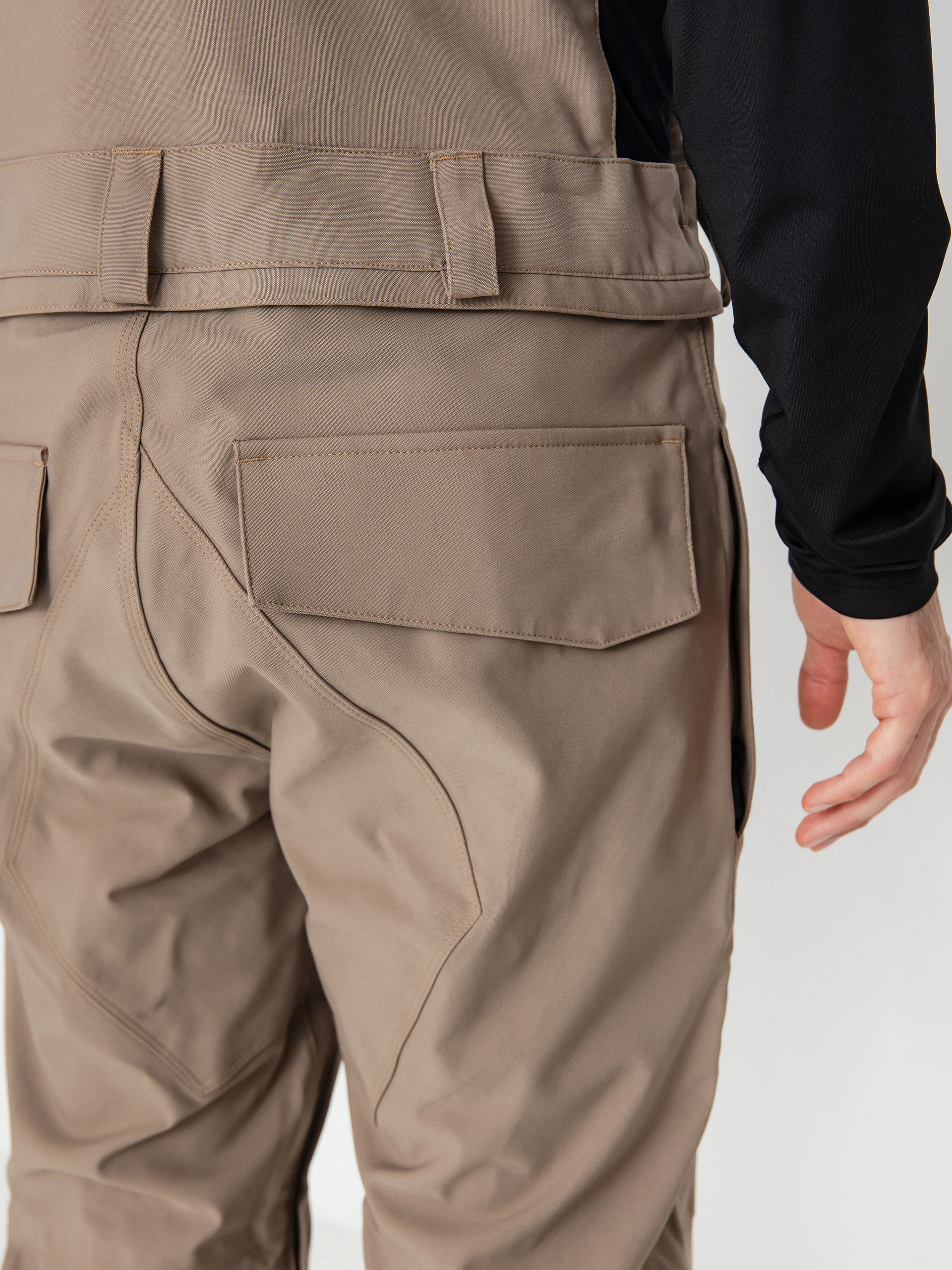 Herren Volcom Snowboard Hose Roan Bib Overall (chestnut brown)