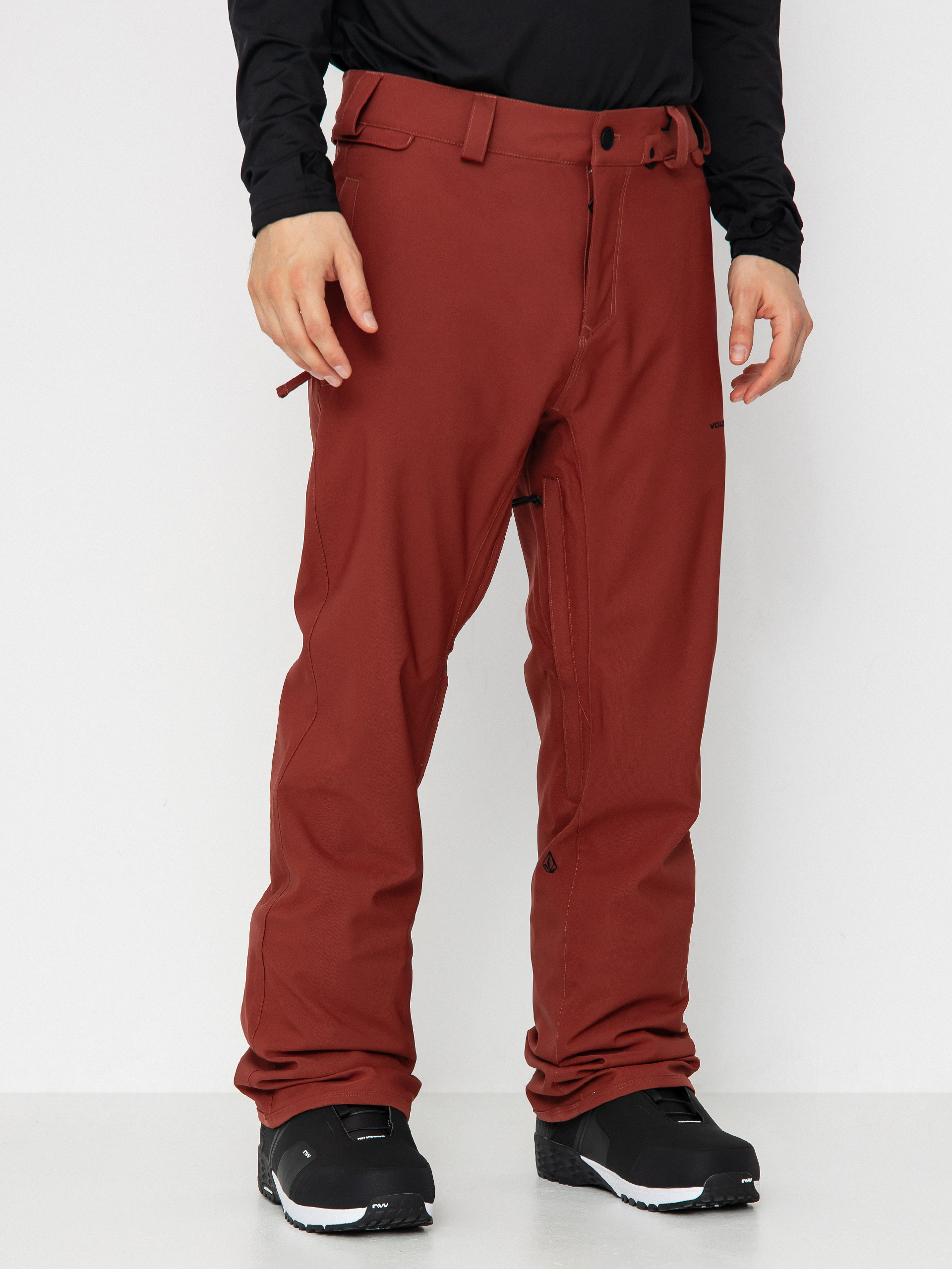 Herren Volcom Snowboard Hose Freakin Snow Chino (redwood)