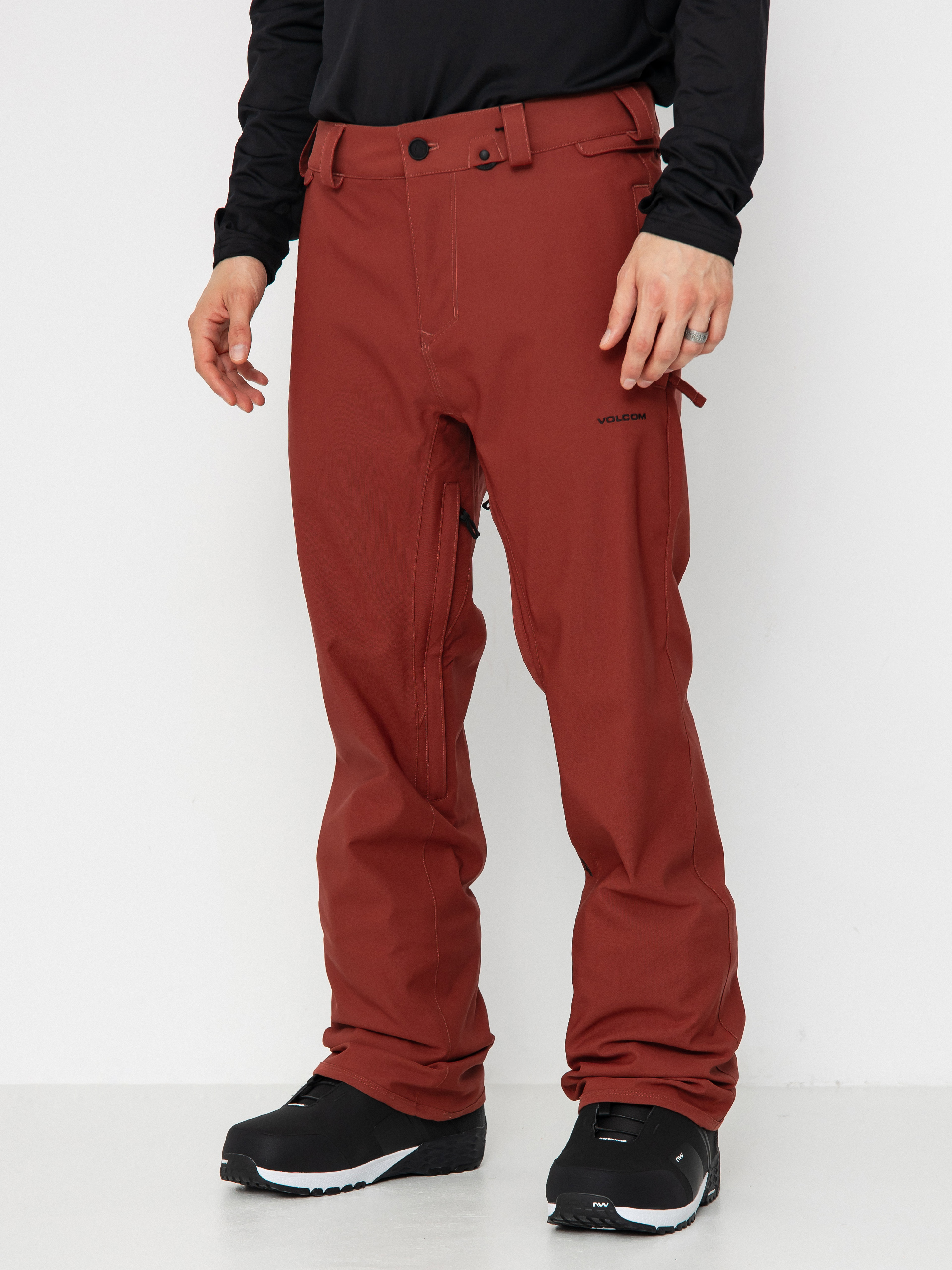 Mens Volcom Snowboard pants Freakin Snow Chino (redwood)