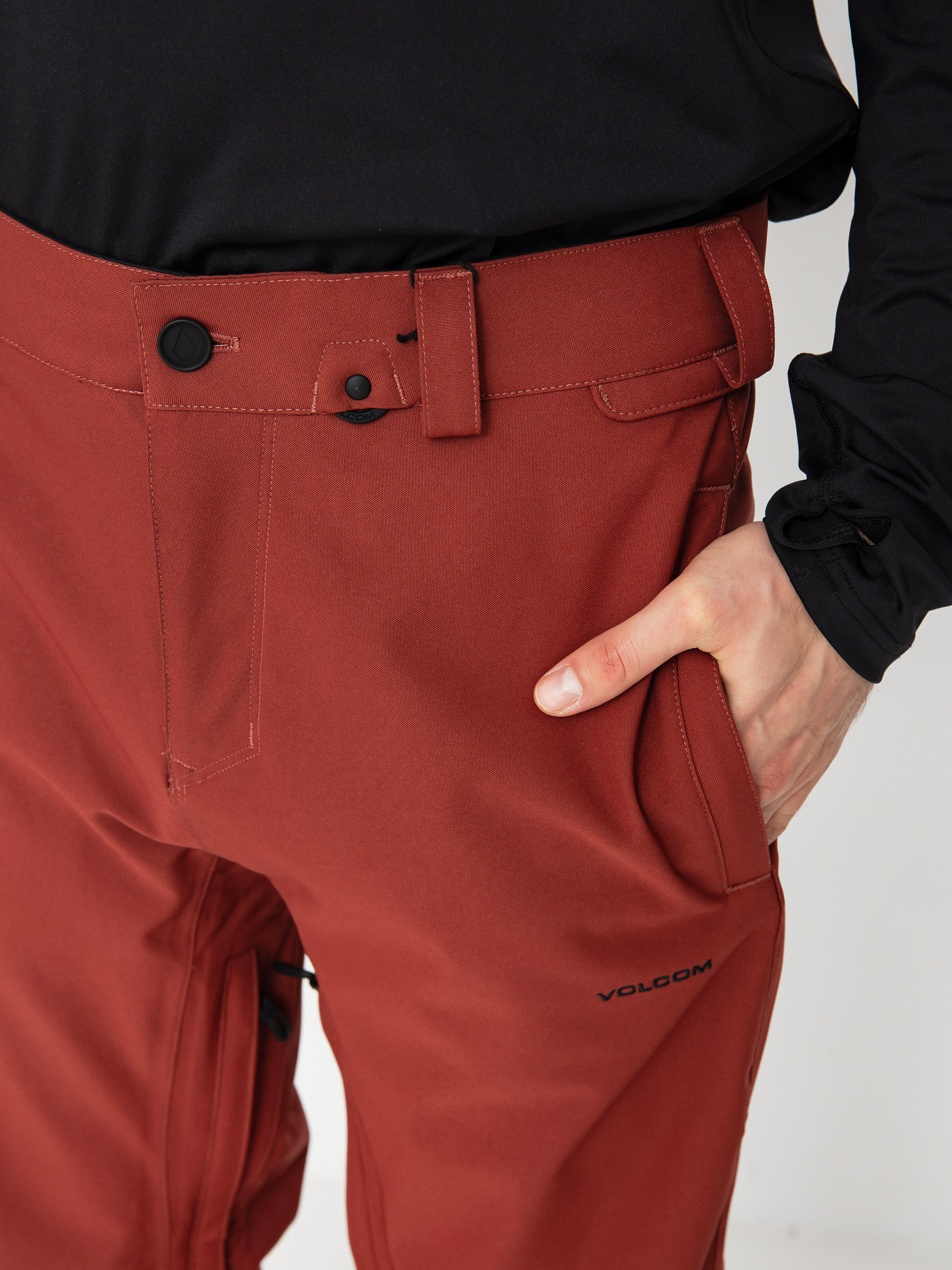 Mens Volcom Snowboard pants Freakin Snow Chino (redwood)