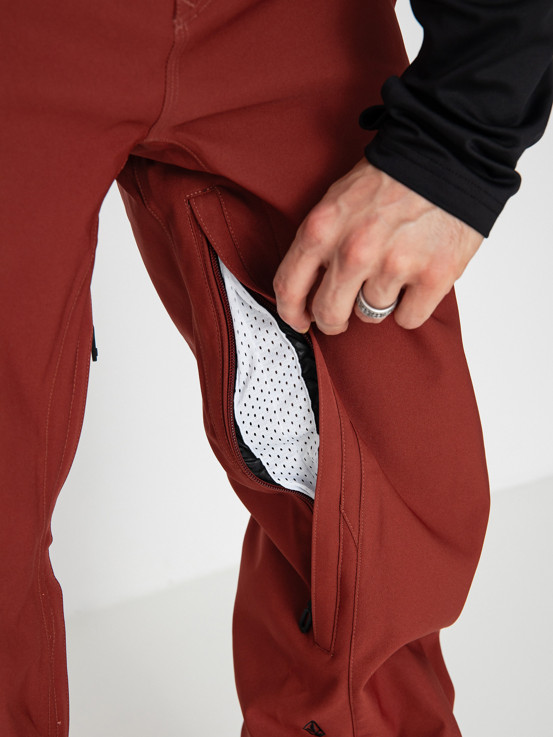 Volcom Snowboard pants Freakin Snow Chino - burgundy (redwood)