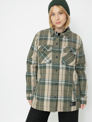 Volcom Snowboard Jacke Ins Riding Flannel Wmn (sand)