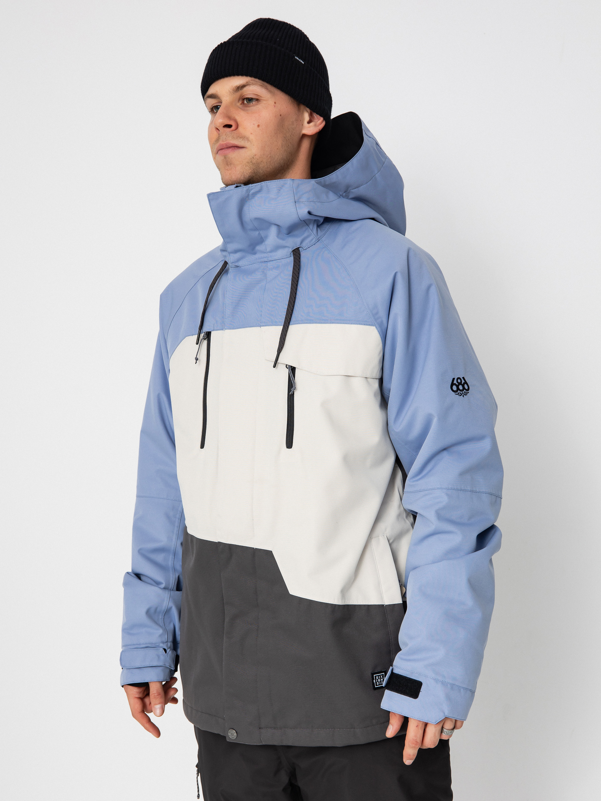 Herren 686 Geo Insulated Snowboard Jacke (purple impression colorblock)